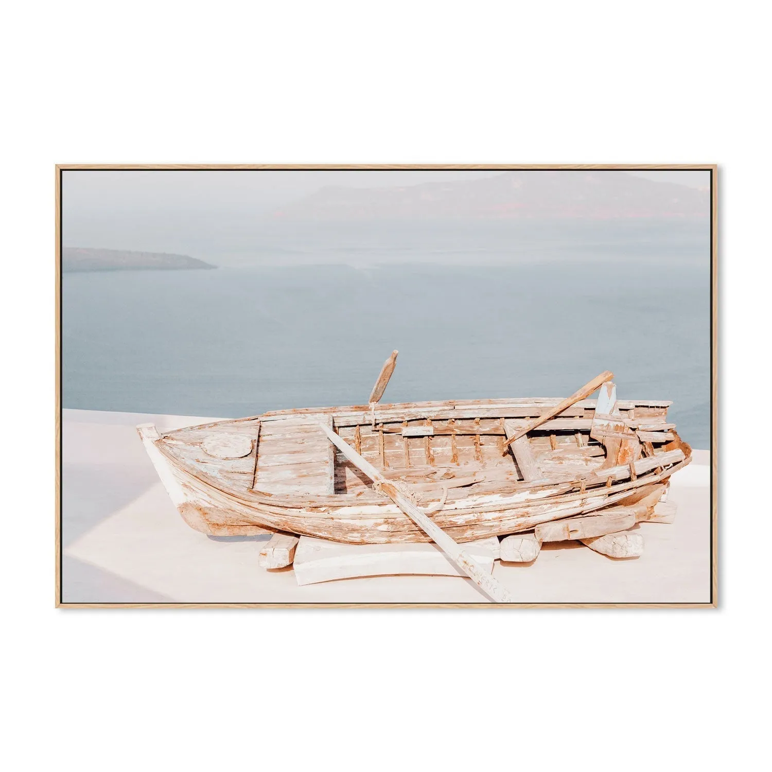 An Old Boat at Santorini