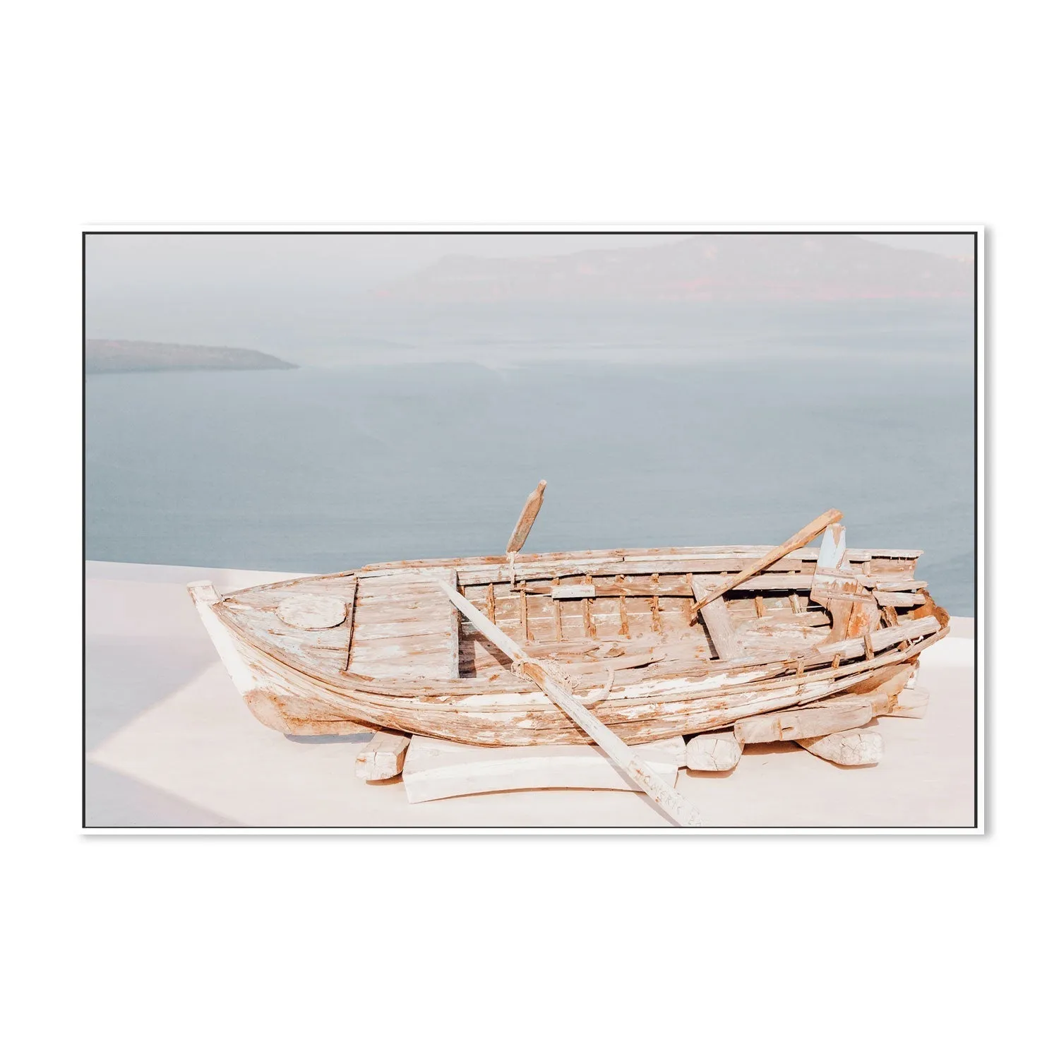 An Old Boat at Santorini