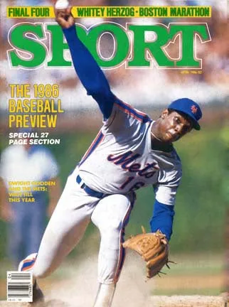 April 1986 Sport Cover (Dwight Gooden, New York Mets)