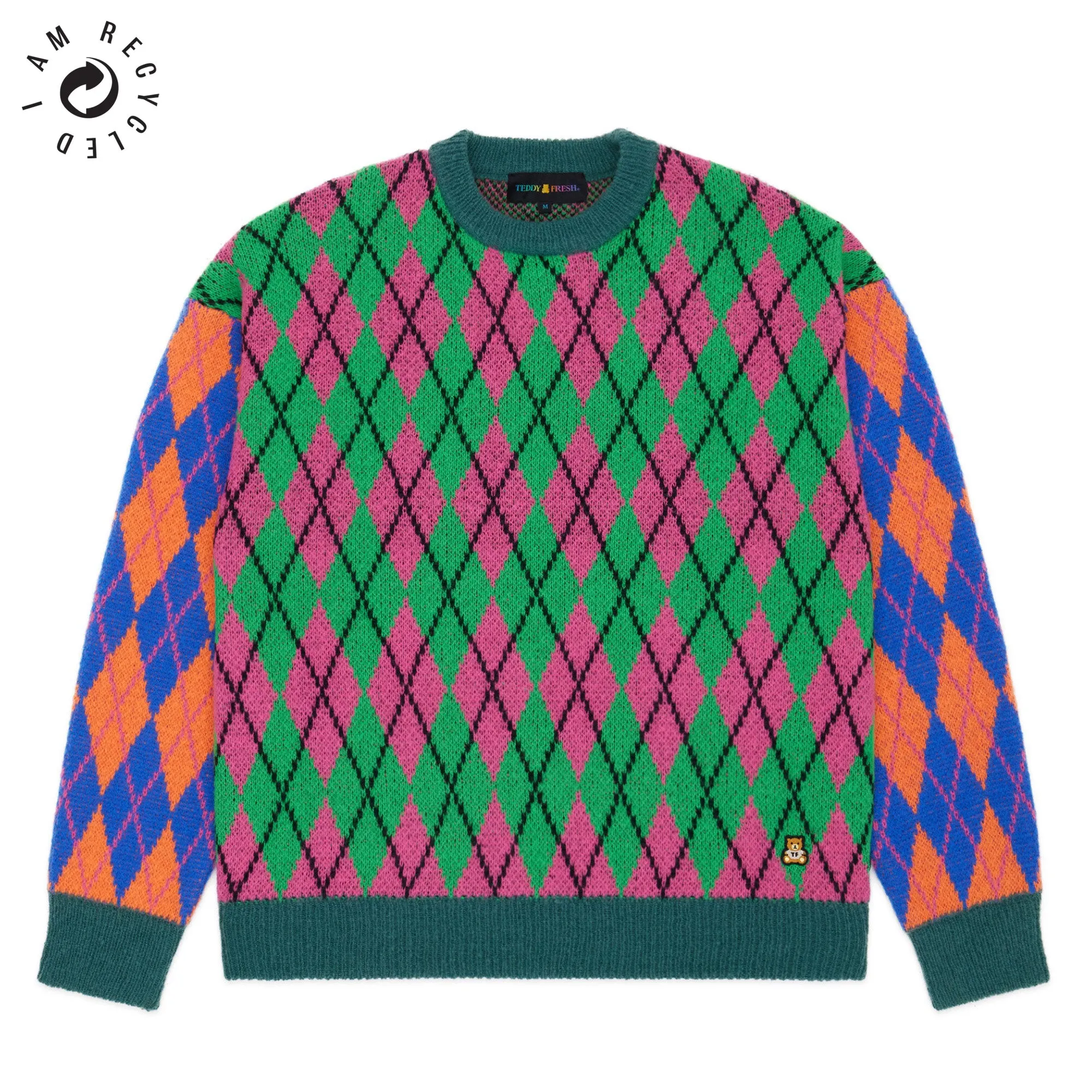 Argyle Block Sweater