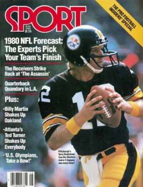 August 1980 Sport Cover (Terry Bradshaw, Pittsburgh Steelers)