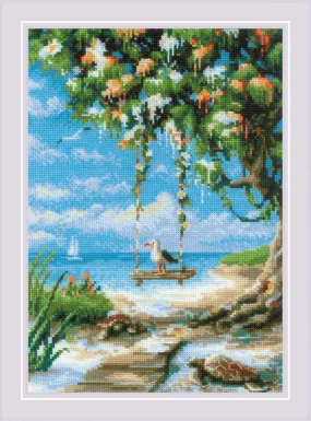 Beach Swing R2215 Counted Cross Stitch Kit