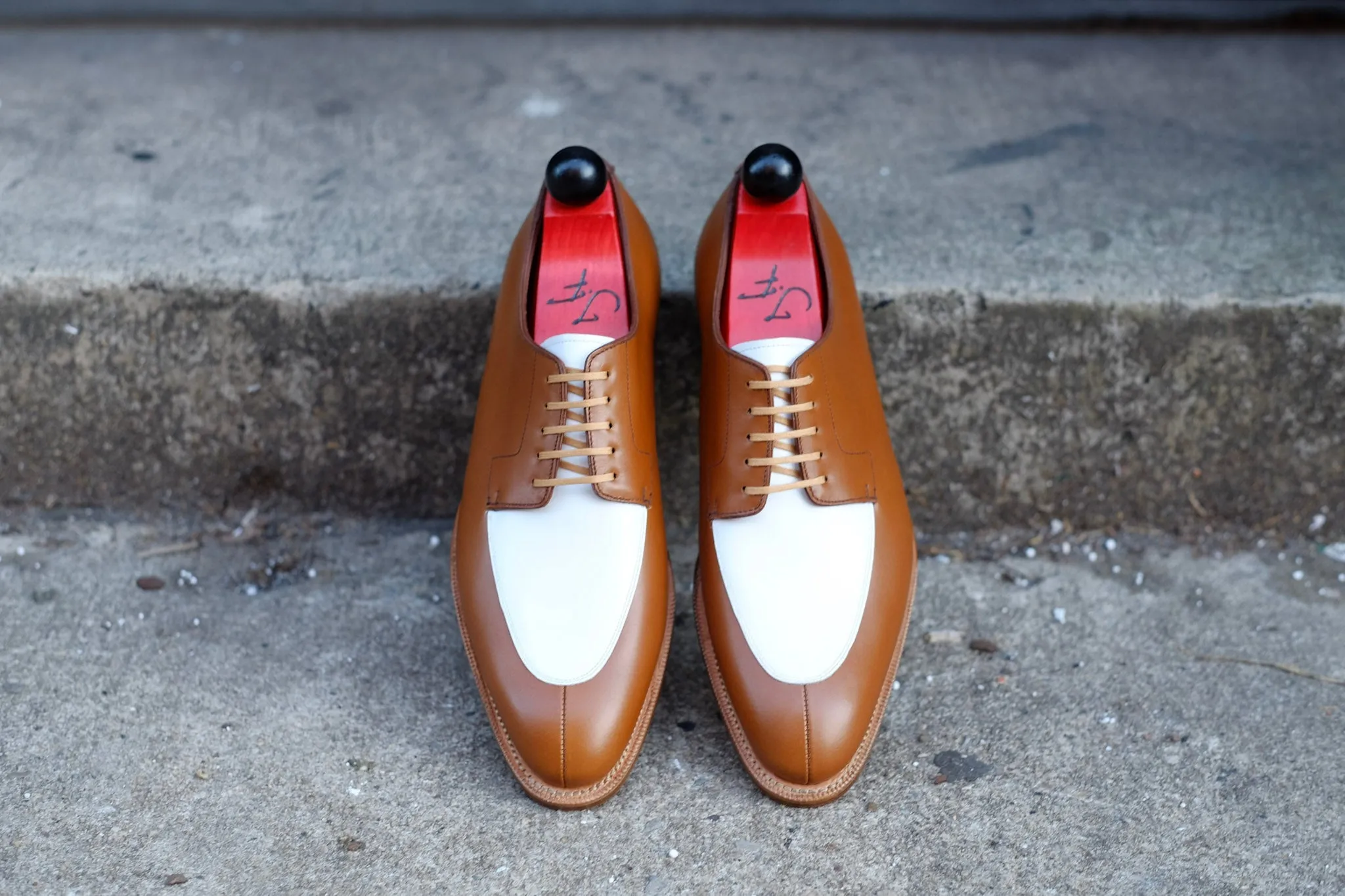 Belltown MTO - Maple Calf / White Calf - NGT Last- Single Leather Sole