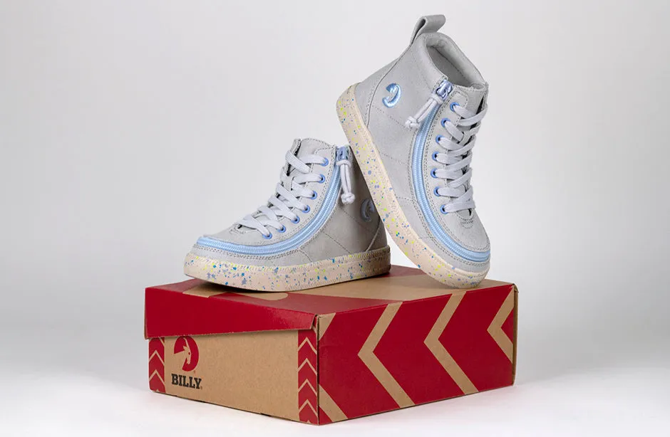 Billy Grey/Blue Speckle BILLY Classic Lace High Tops