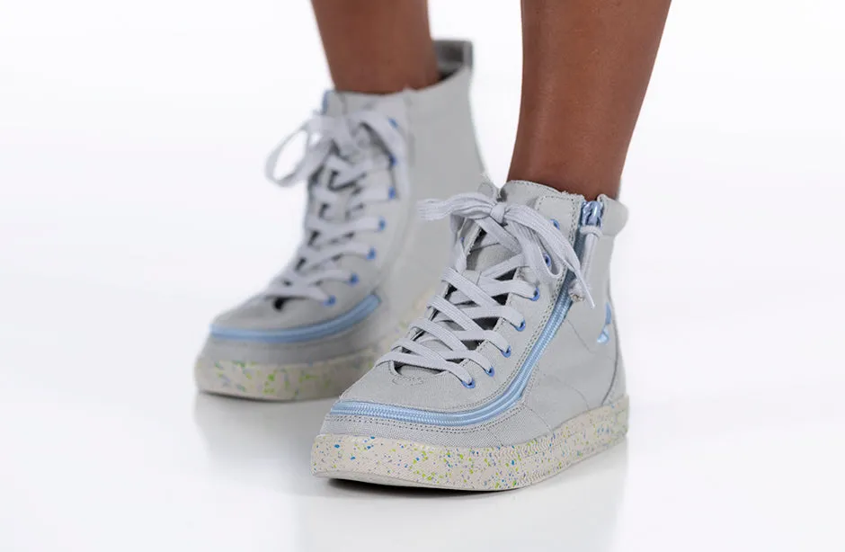 Billy Grey/Blue Speckle BILLY Classic Lace High Tops