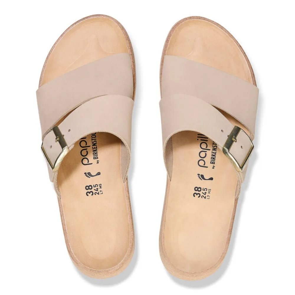 Birkenstock Almina Nubuck Leather / Sandcastle