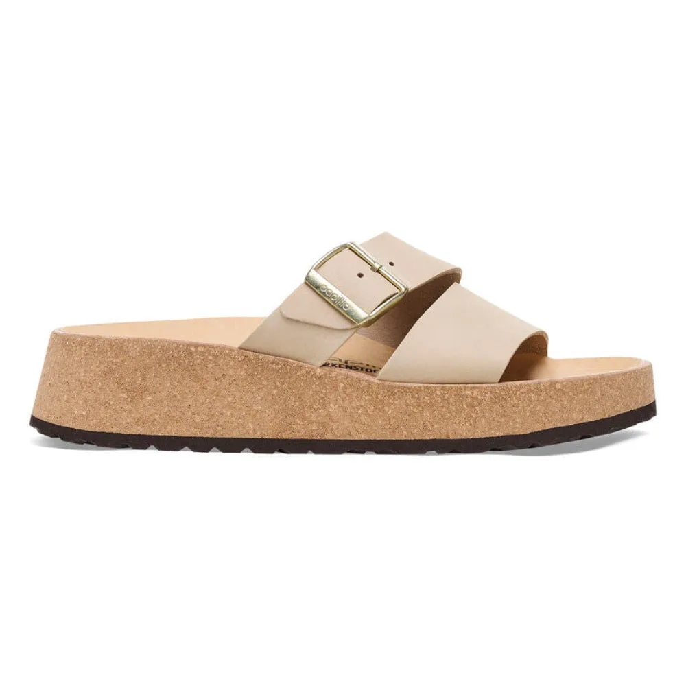 Birkenstock Almina Nubuck Leather / Sandcastle