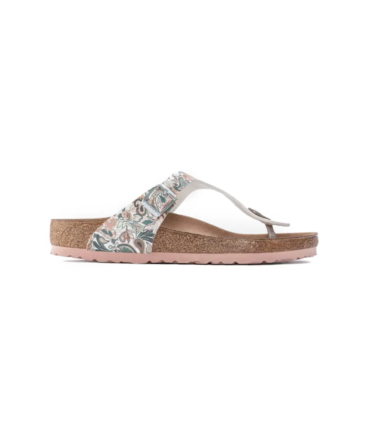 Birkenstock Gizeh BF Paisley Light Rose/Multicolour Vegan Sandals