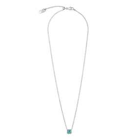 Birthstone December Necklace Turquoise Silver