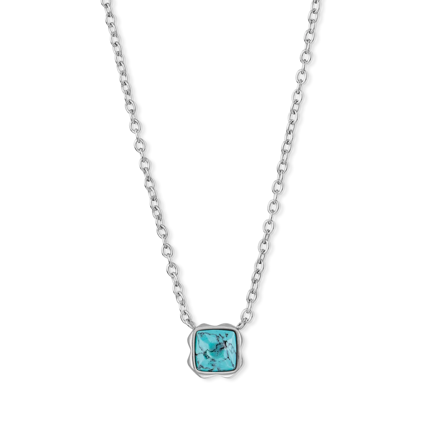 Birthstone December Necklace Turquoise Silver