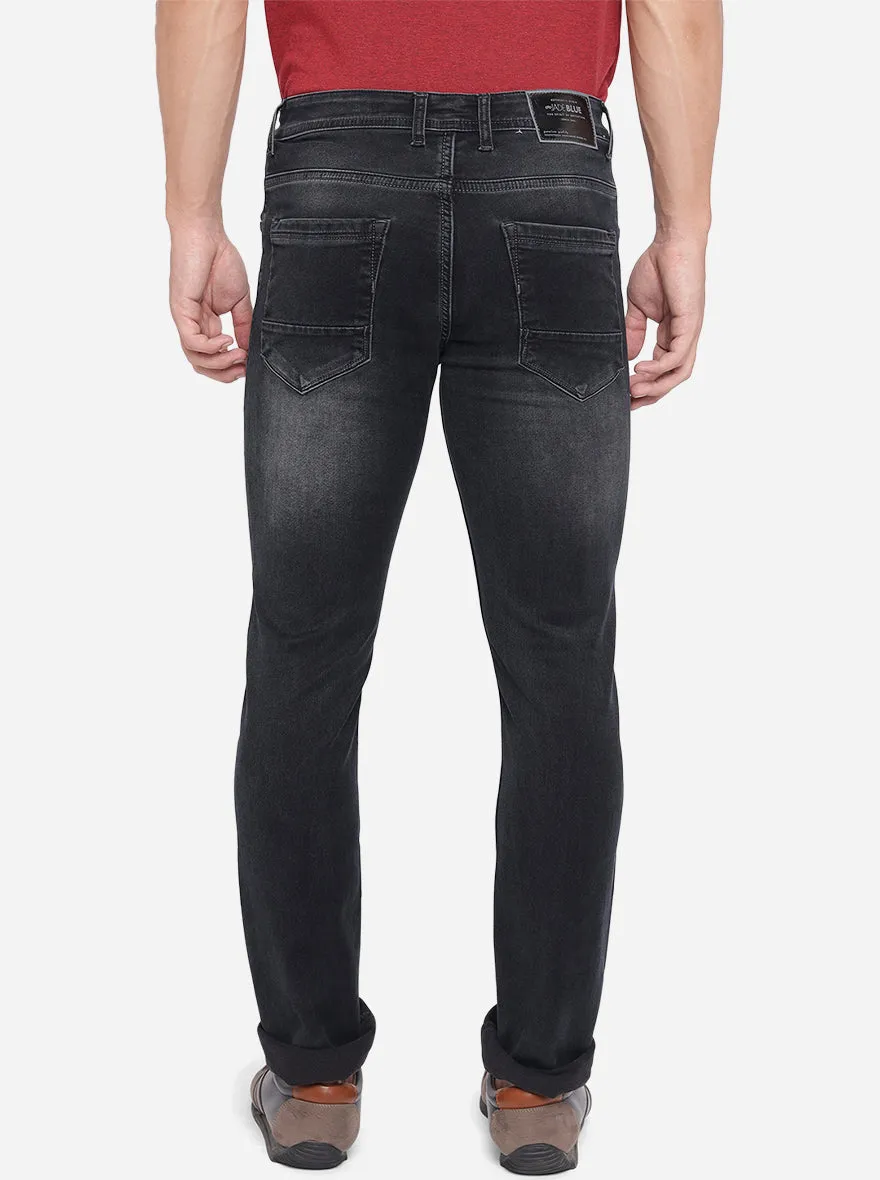 Black Washed Slim Fit Jeans | JadeBlue