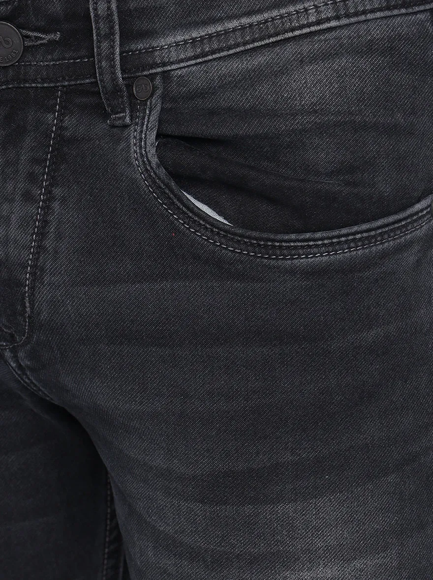 Black Washed Slim Fit Jeans | JadeBlue