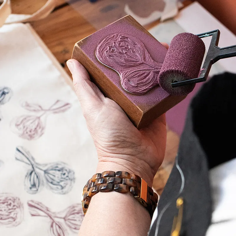 Block Printing on fabric with Atelier Karaka - 12 OCT