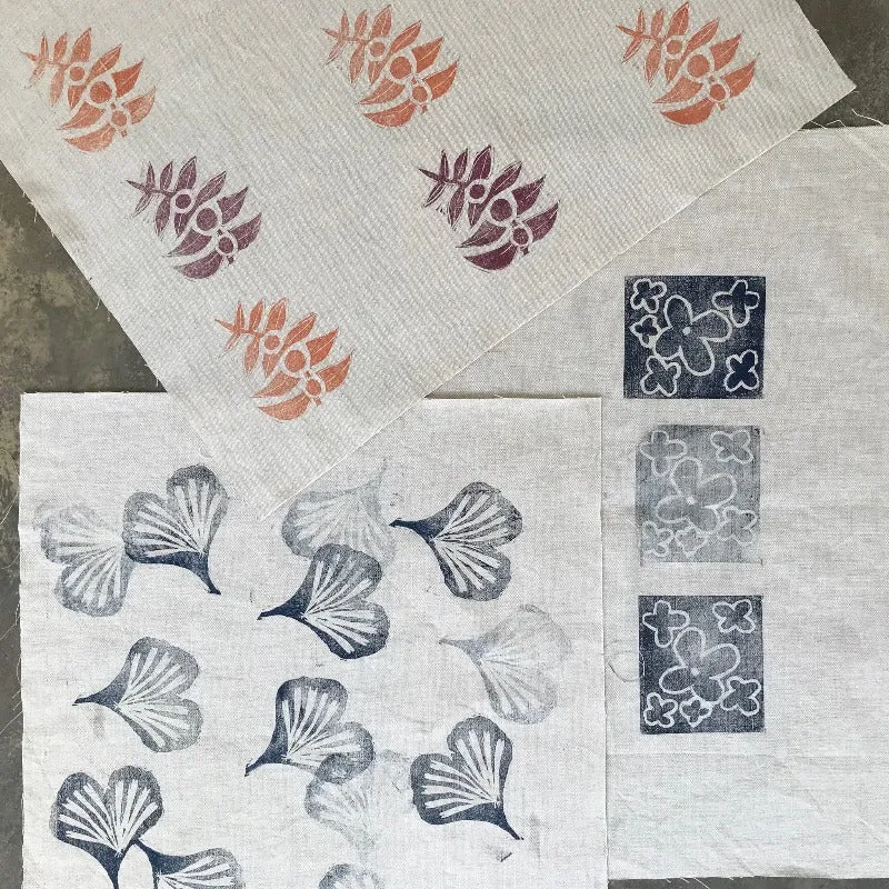 Block Printing on fabric with Atelier Karaka - 12 OCT