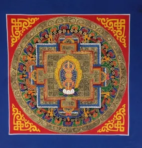 Blue Dorje Mandala Thangka