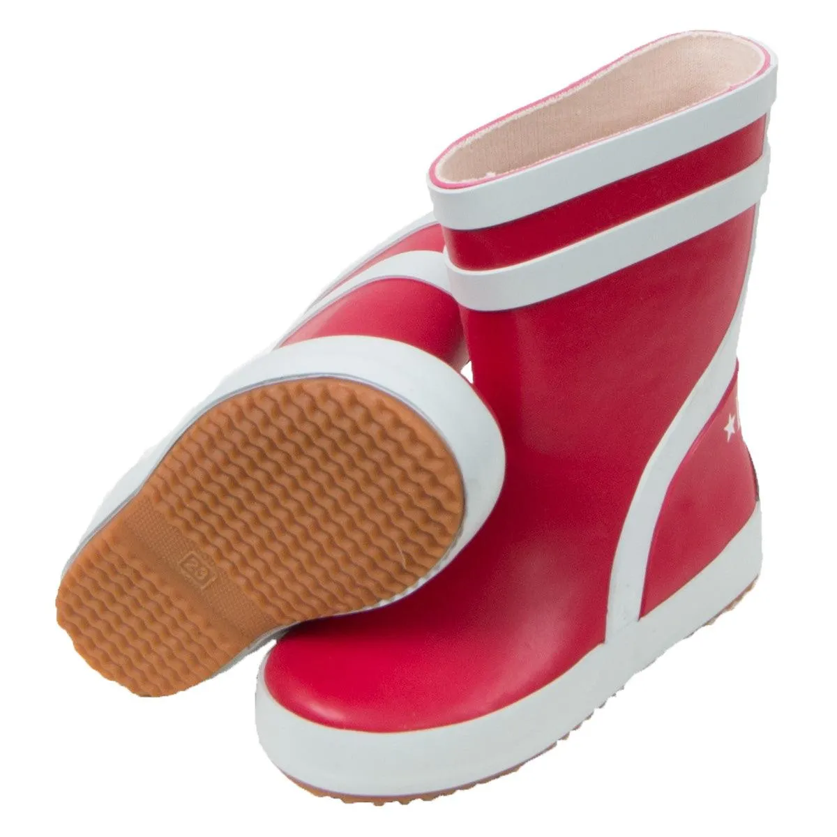 BMS Gummistiefel aus Naturkautschuk – Rot