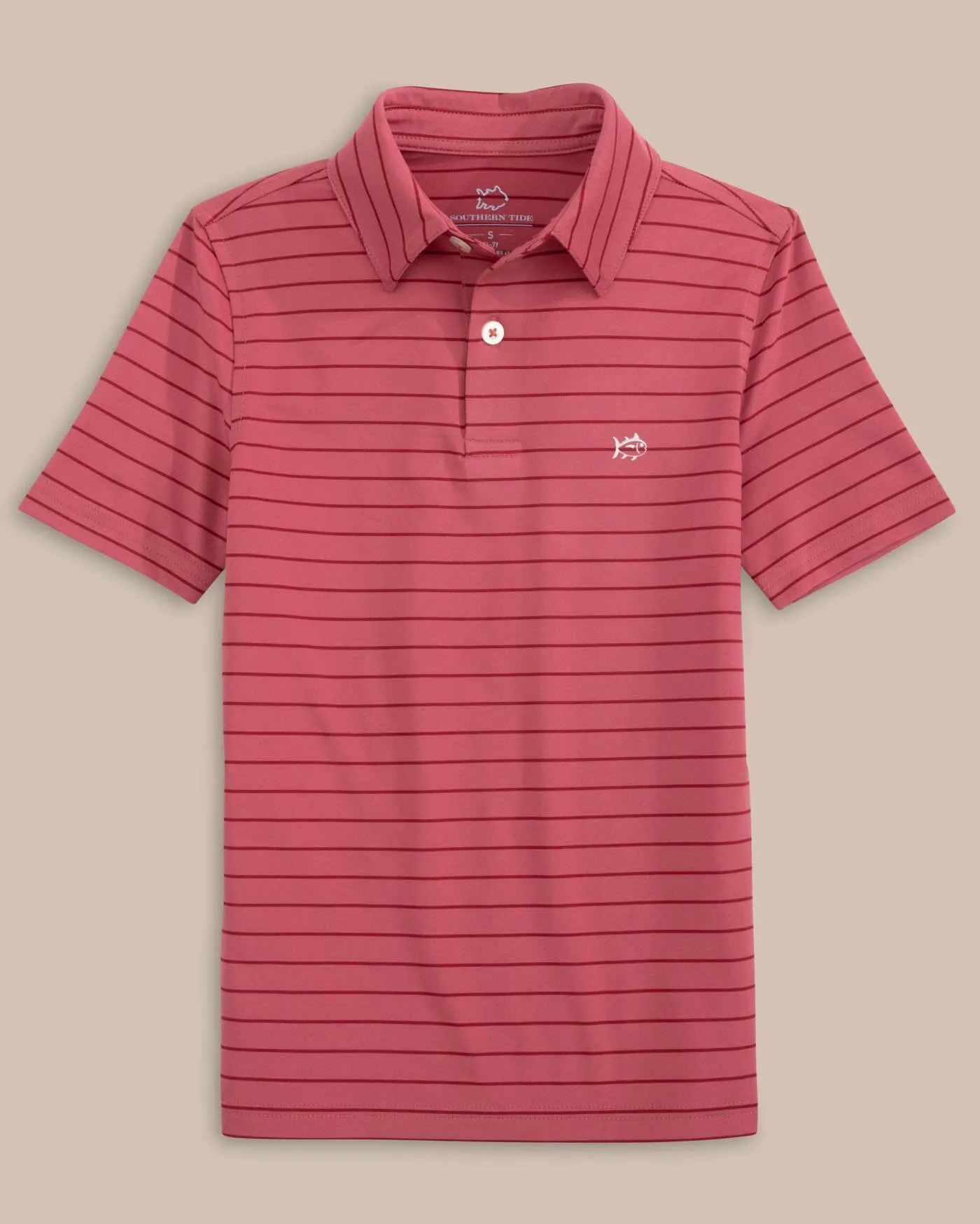 Boys Driver Seaglass Stripe Polo