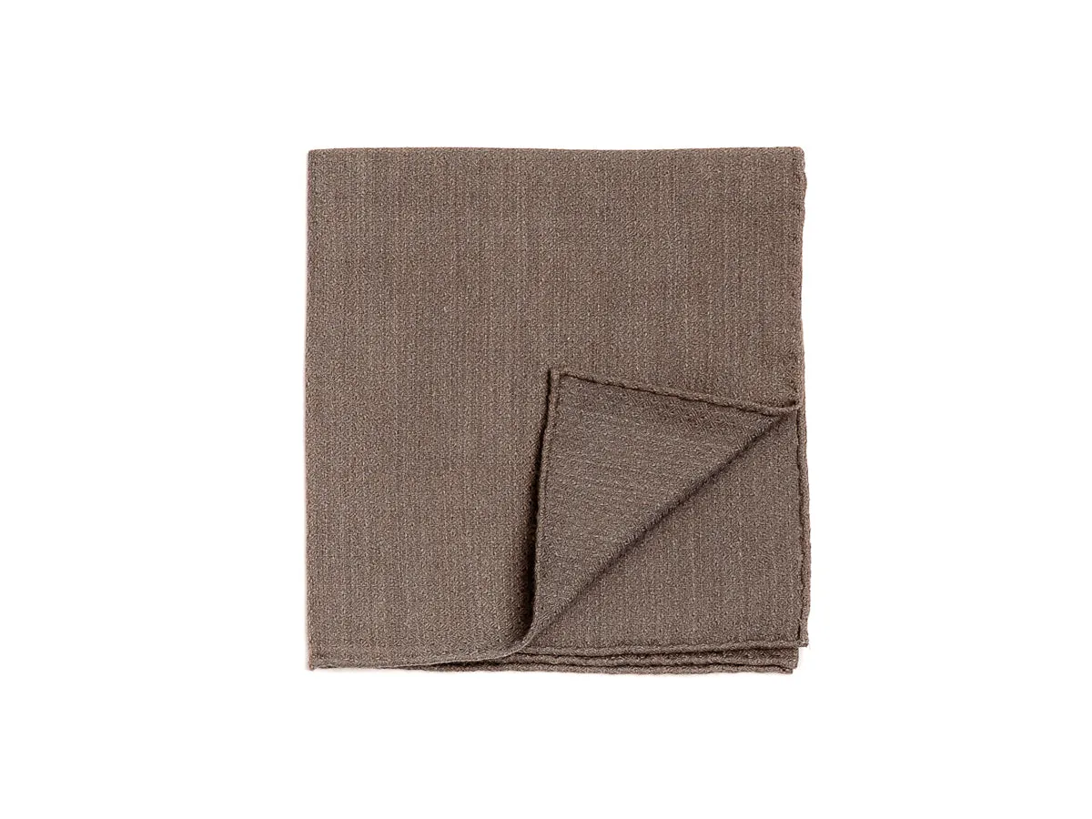 Brown Diams Pocket Square