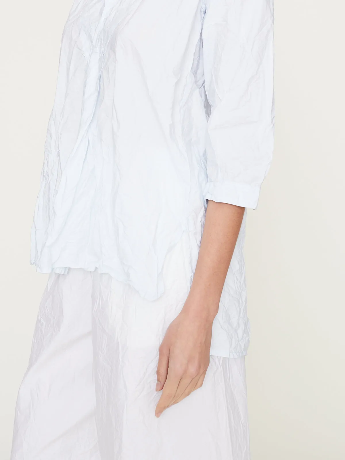 Camicia Shirt Kora Lavata in Pale Light Blue