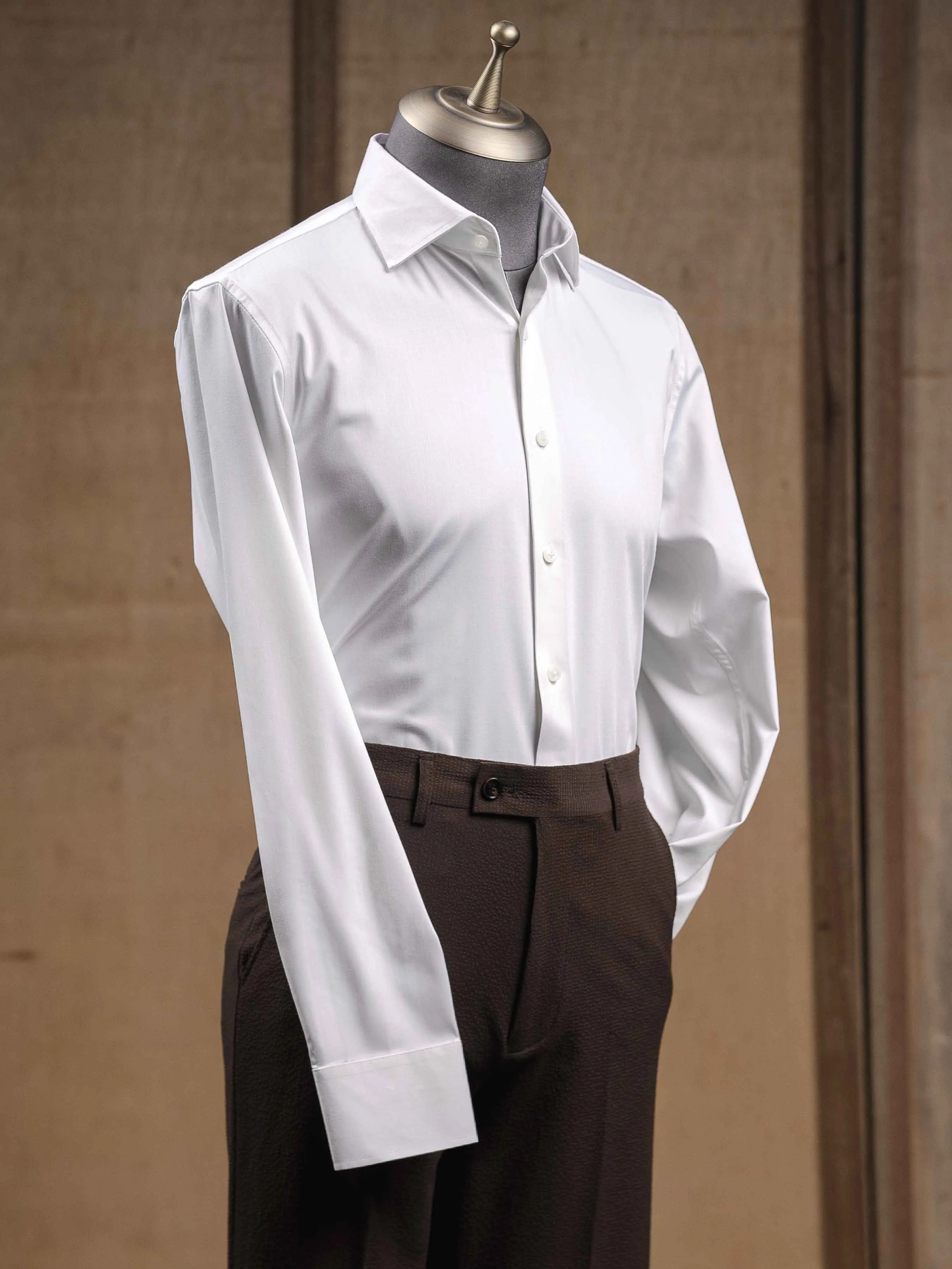 Capri Formal Shirt - White Windsor Collar