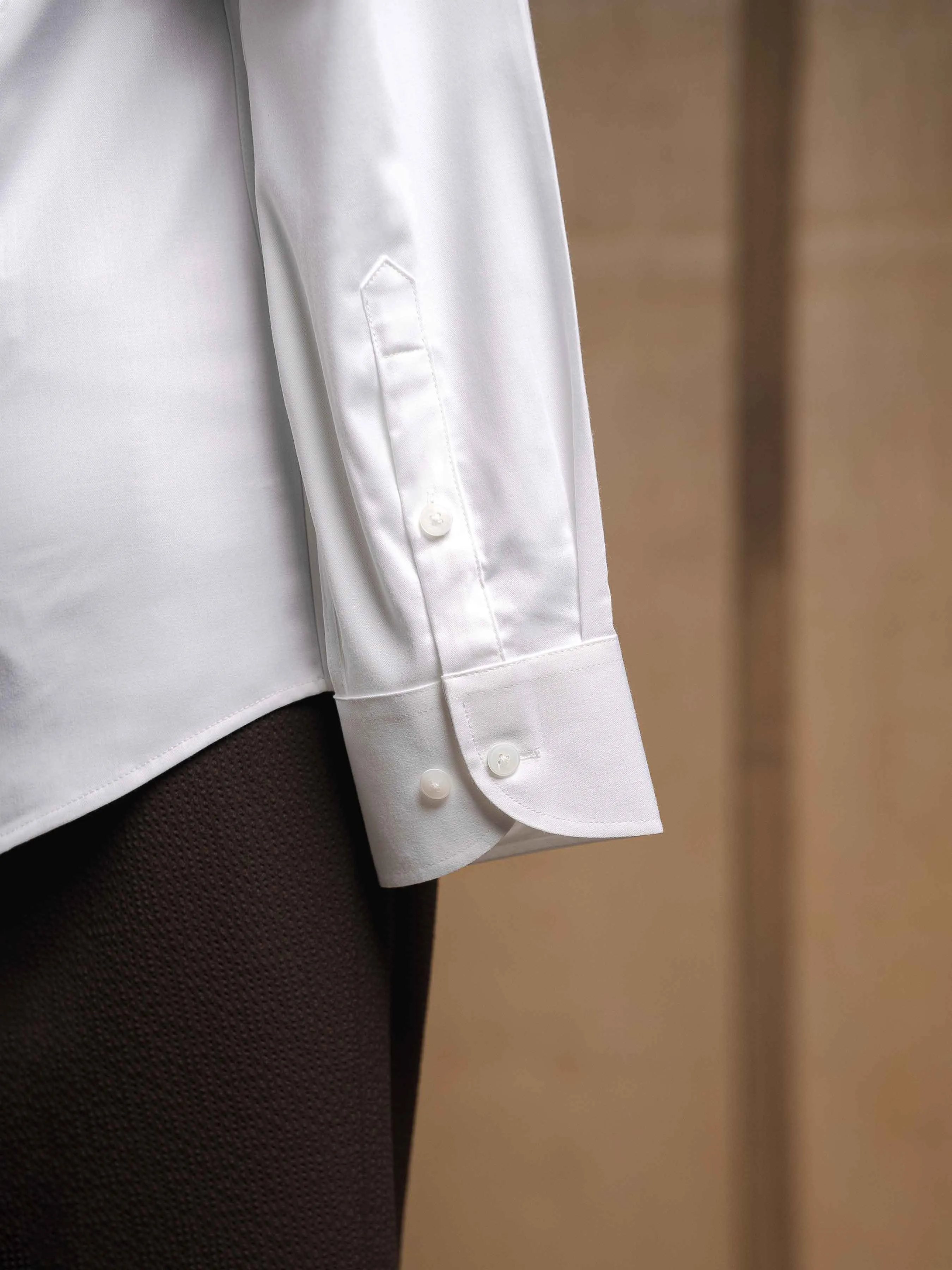 Capri Formal Shirt - White Windsor Collar