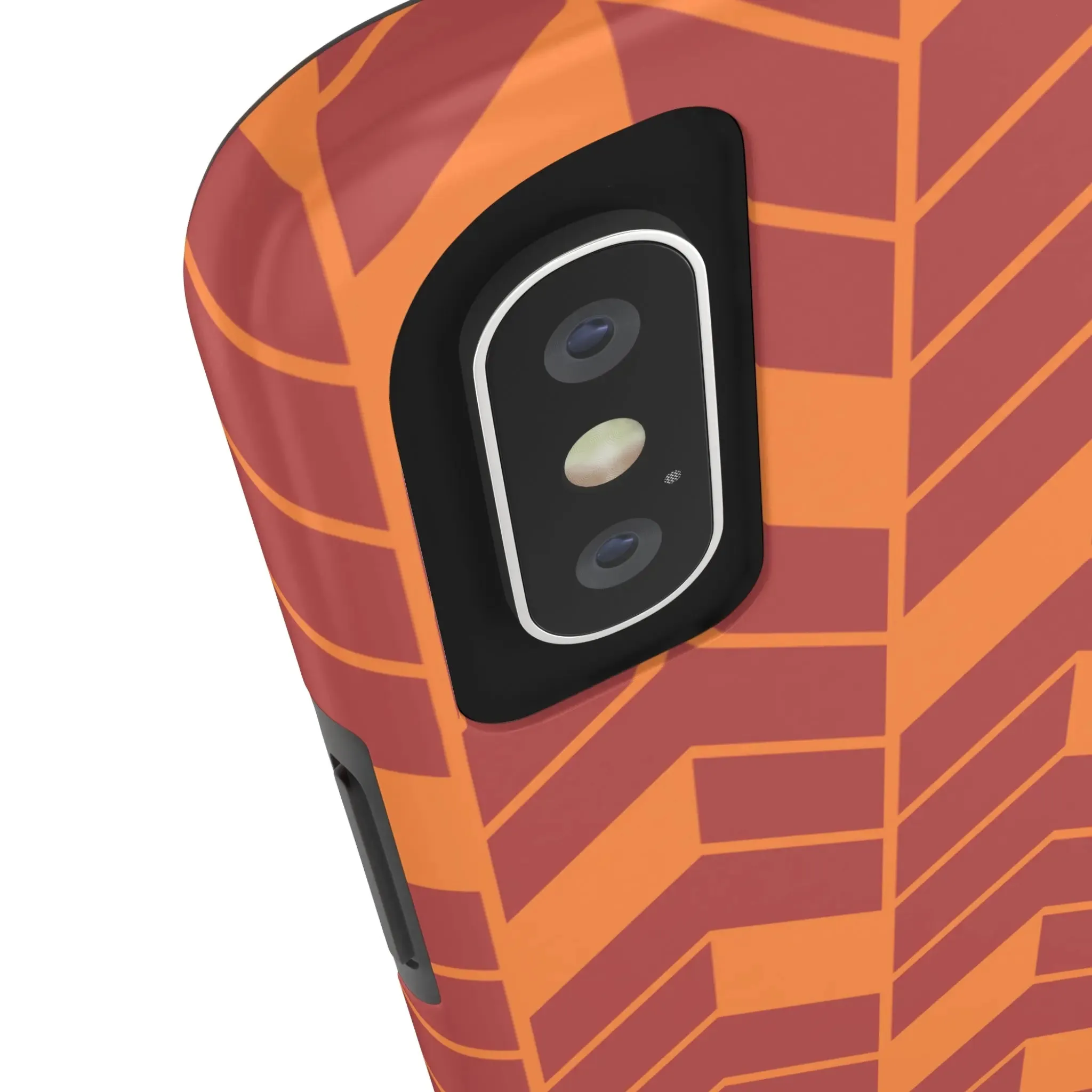 Chevron Charm | Orange Abstract Case