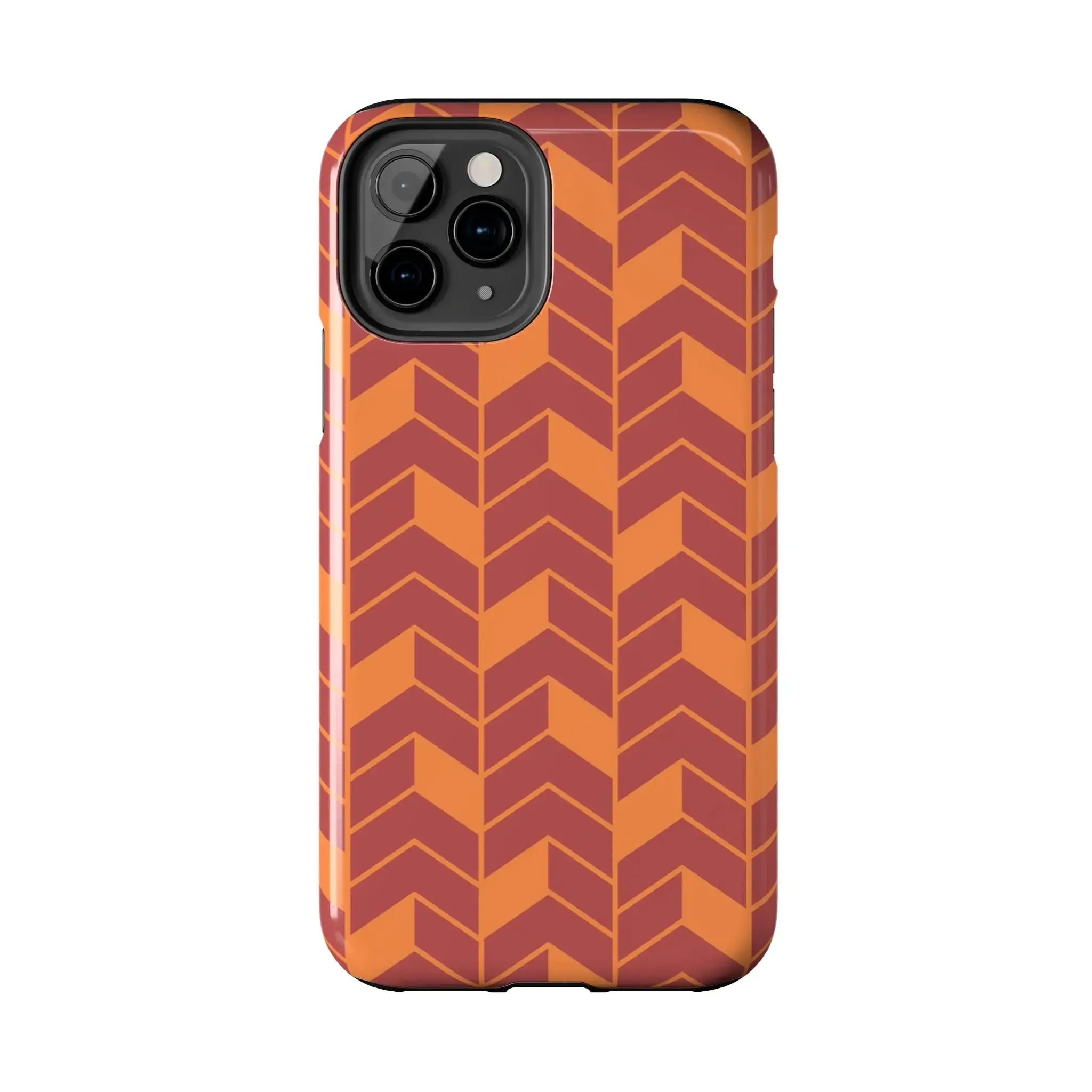 Chevron Charm | Orange Abstract Case