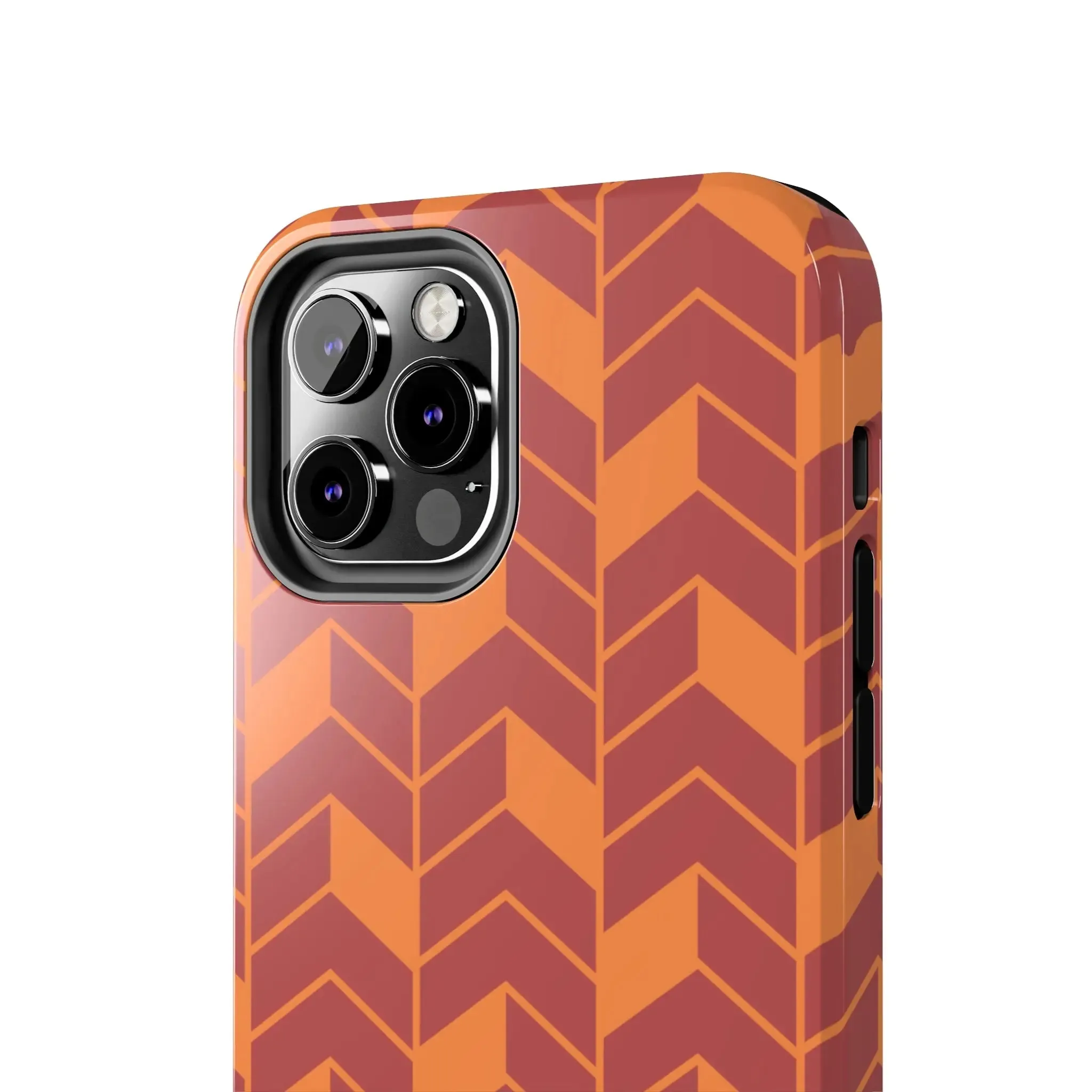 Chevron Charm | Orange Abstract Case