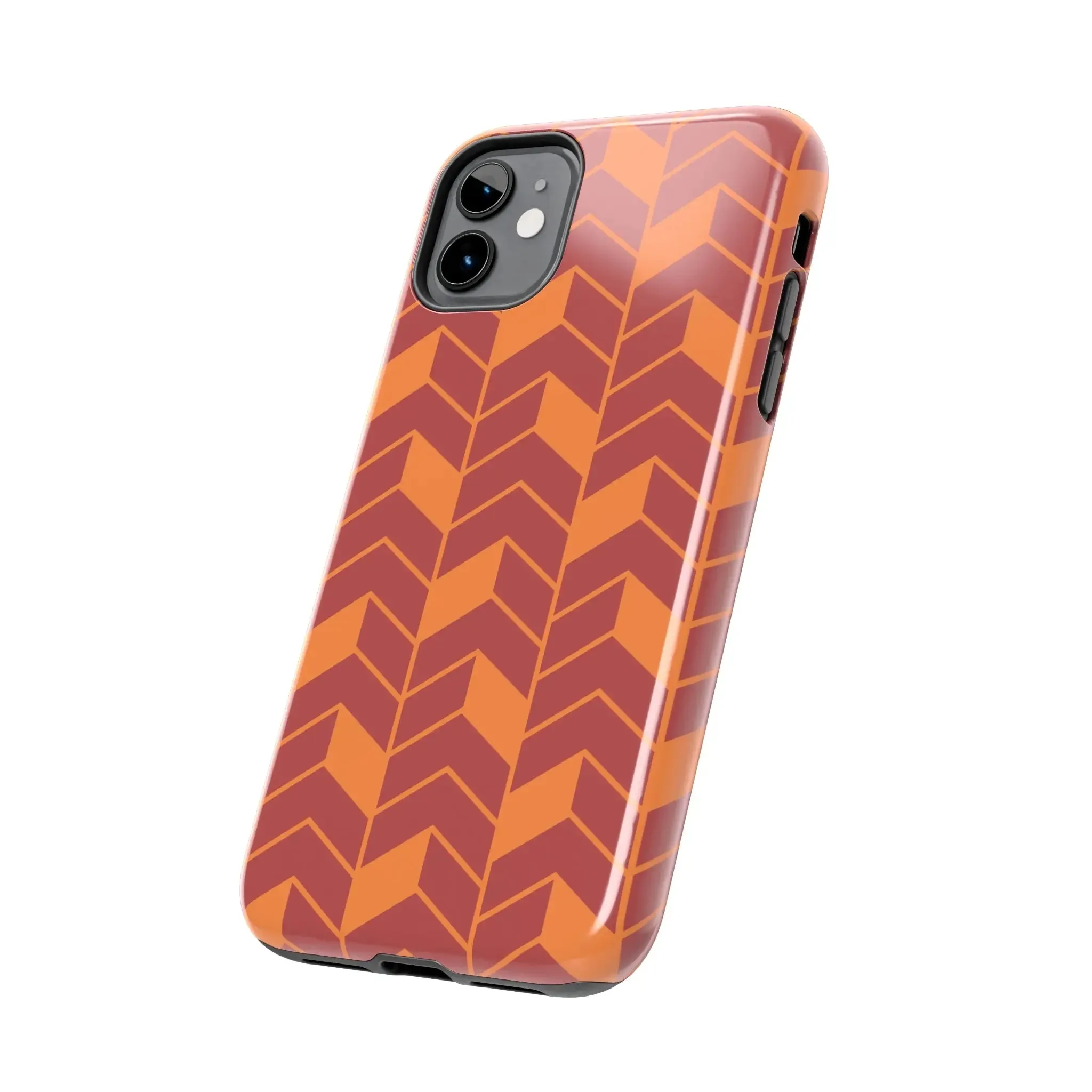 Chevron Charm | Orange Abstract Case