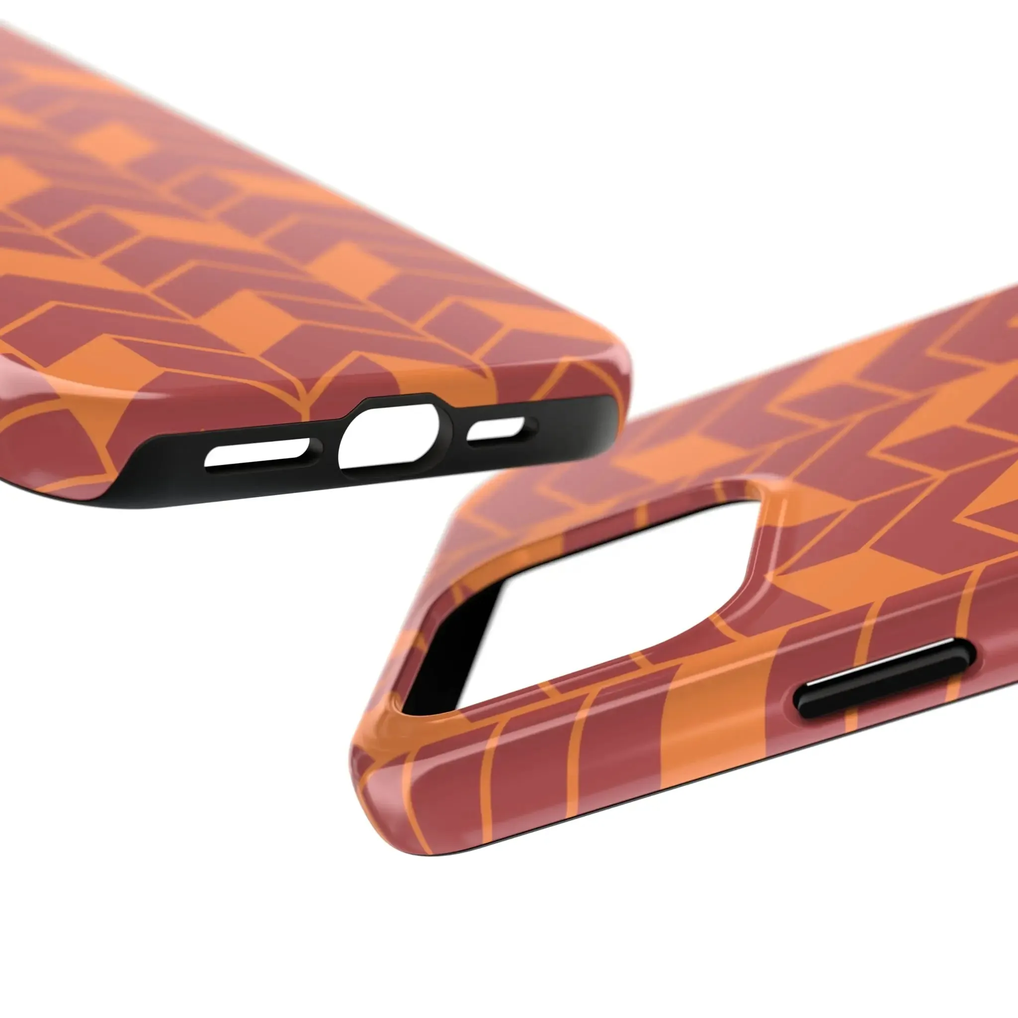 Chevron Charm | Orange Abstract Case