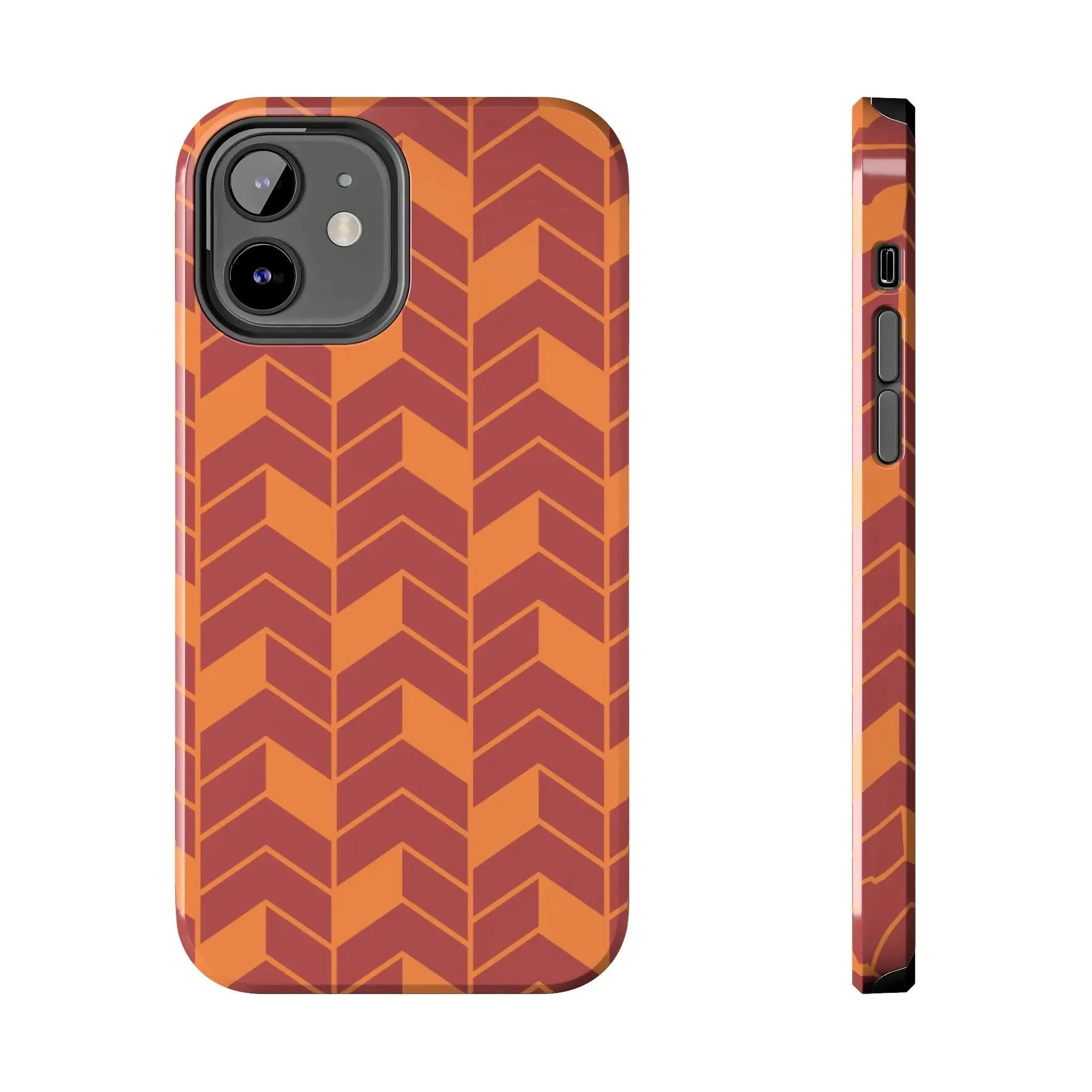 Chevron Charm | Orange Abstract Case