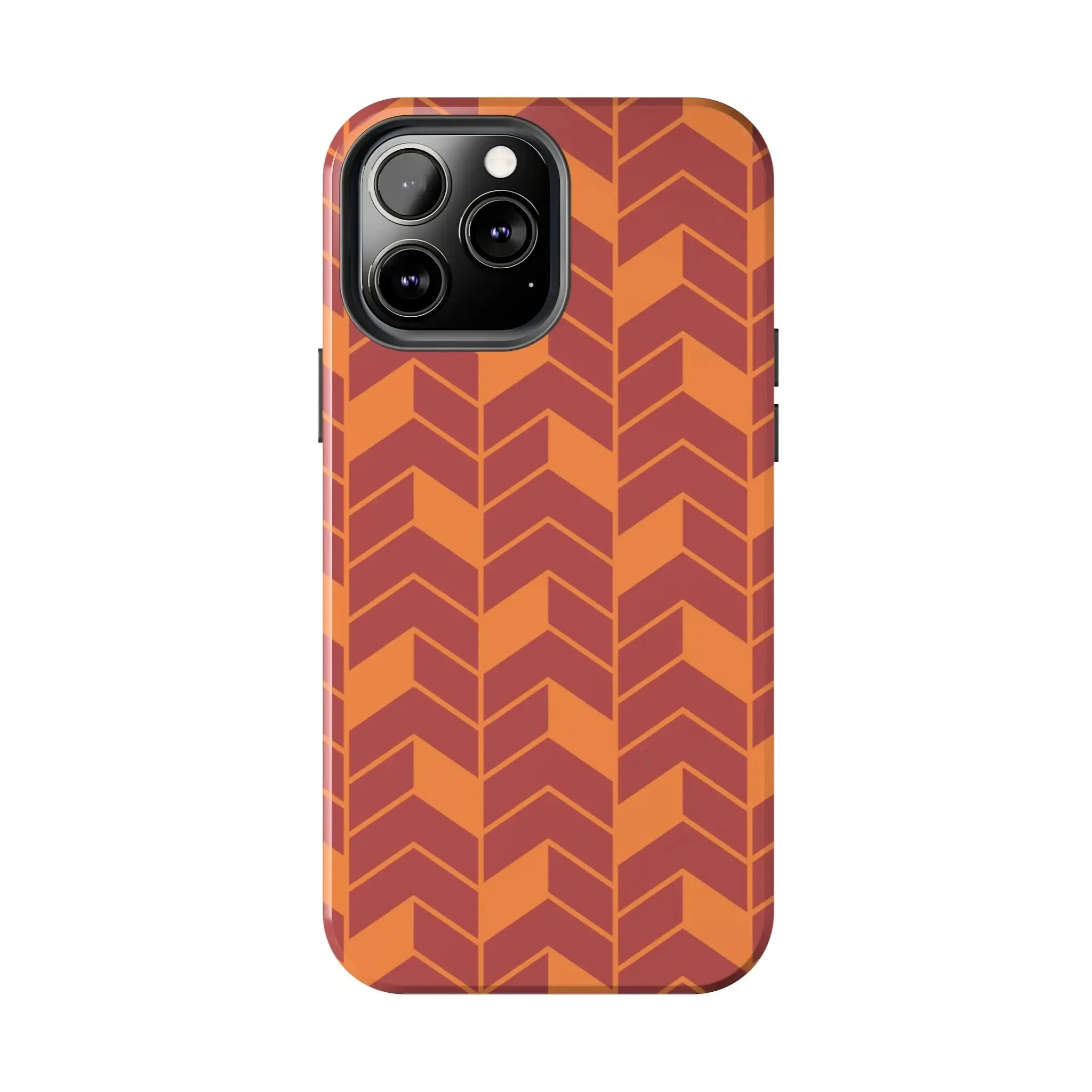 Chevron Charm | Orange Abstract Case