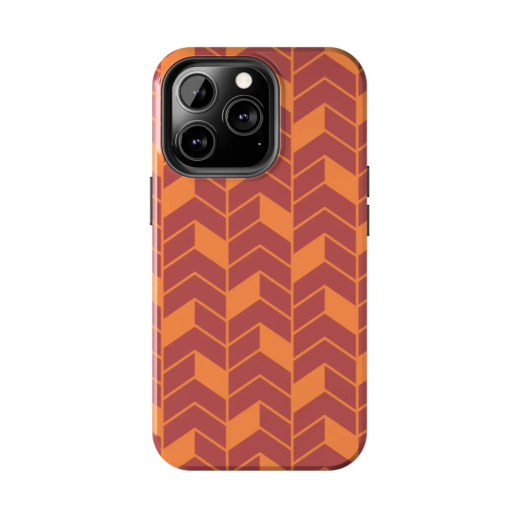 Chevron Charm | Orange Abstract Case