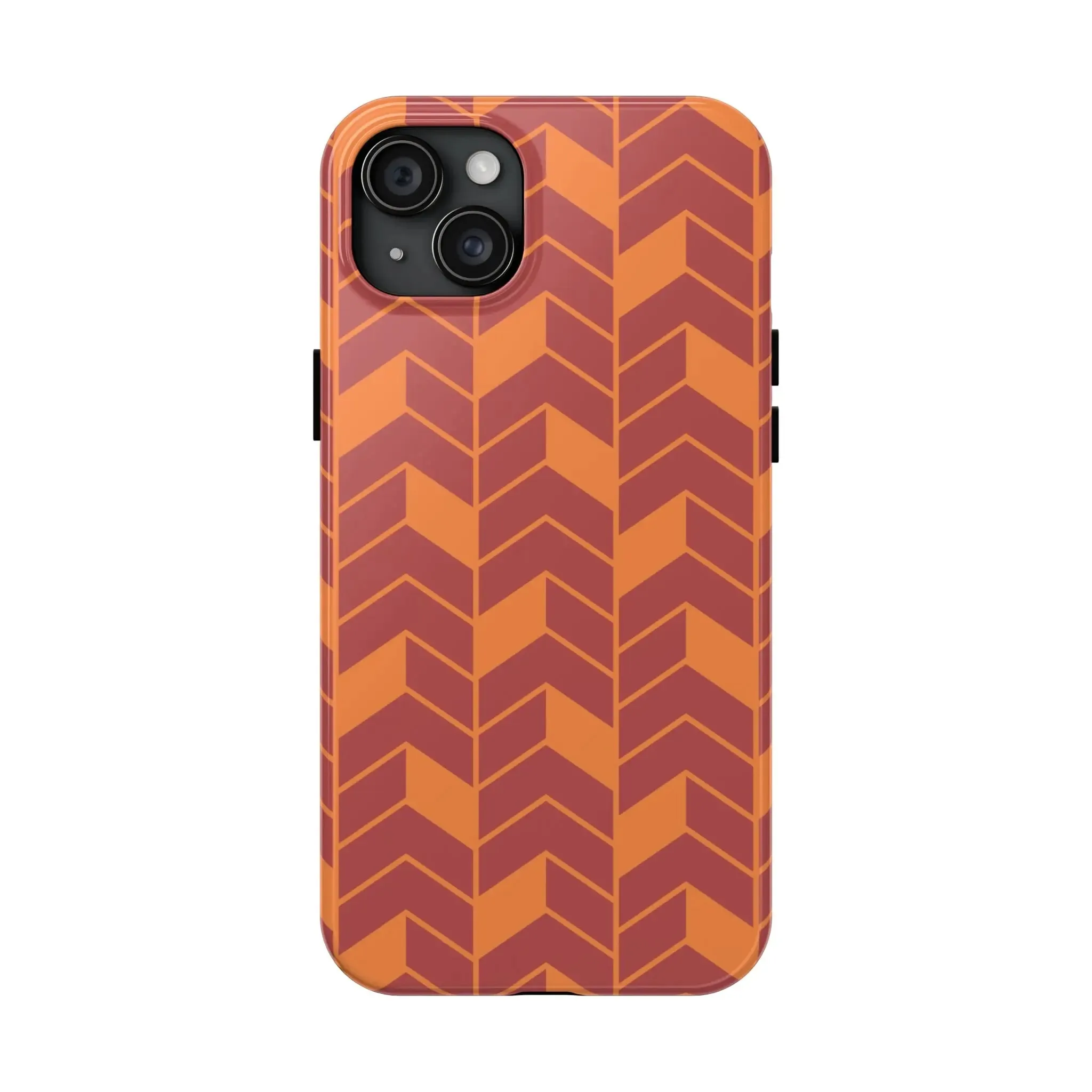 Chevron Charm | Orange Abstract Case