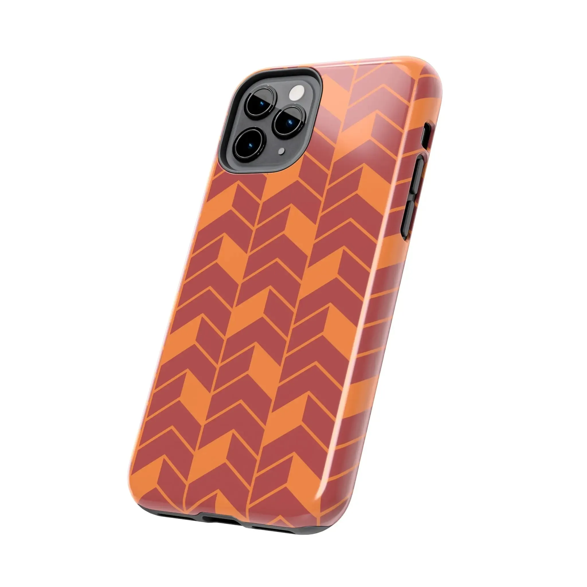 Chevron Charm | Orange Abstract Case