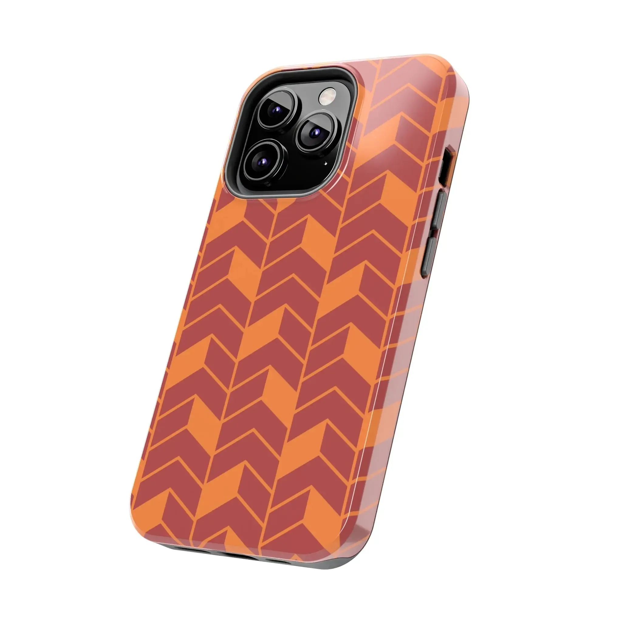 Chevron Charm | Orange Abstract Case