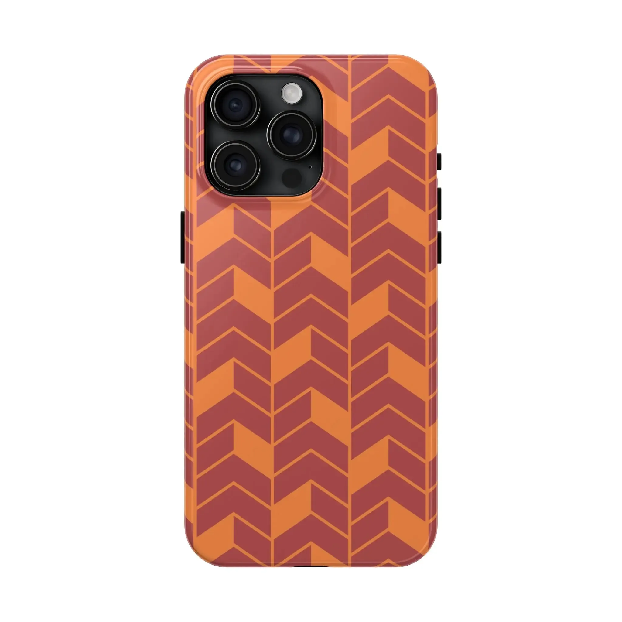 Chevron Charm | Orange Abstract Case