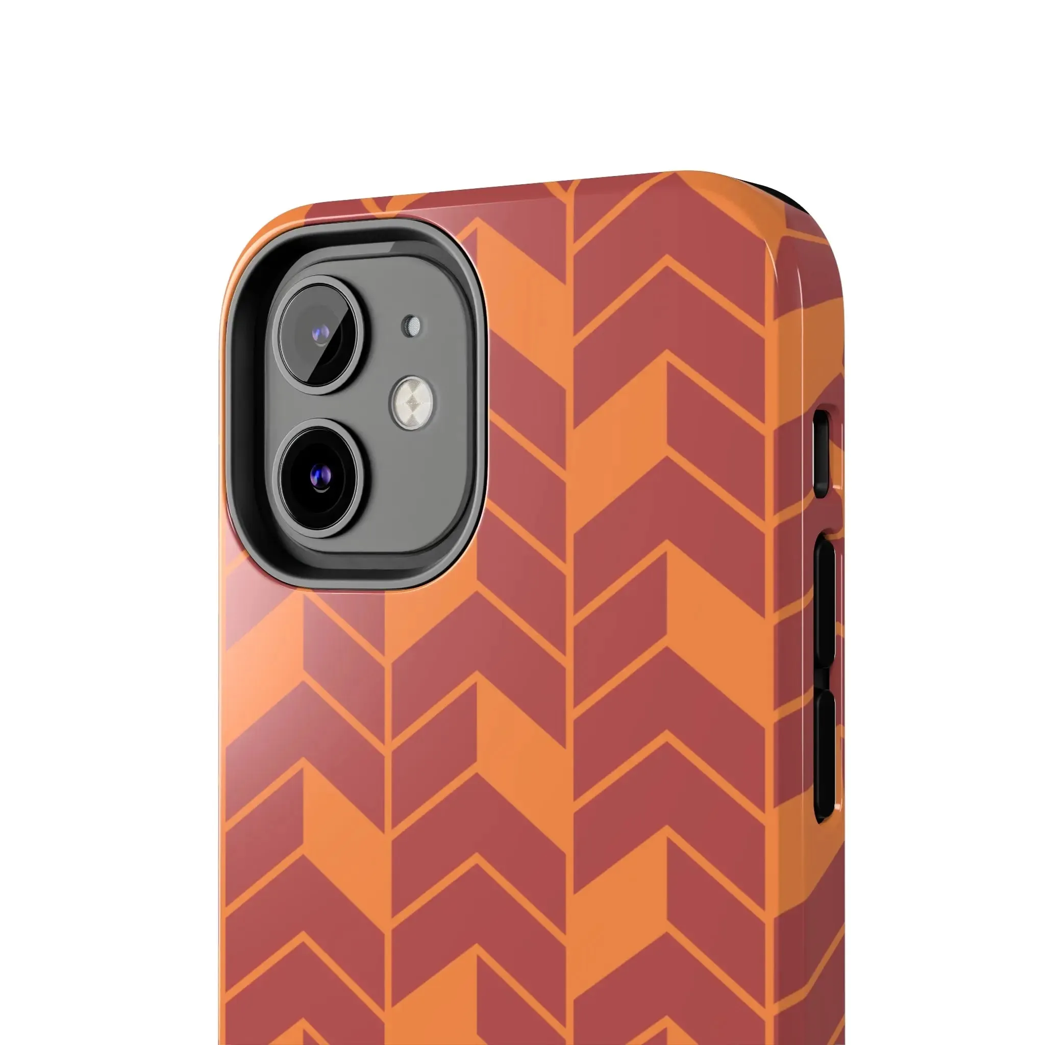 Chevron Charm | Orange Abstract Case