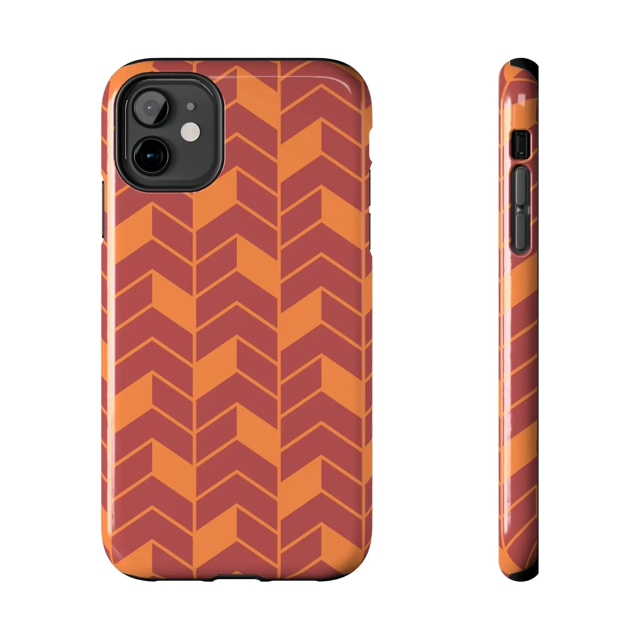 Chevron Charm | Orange Abstract Case