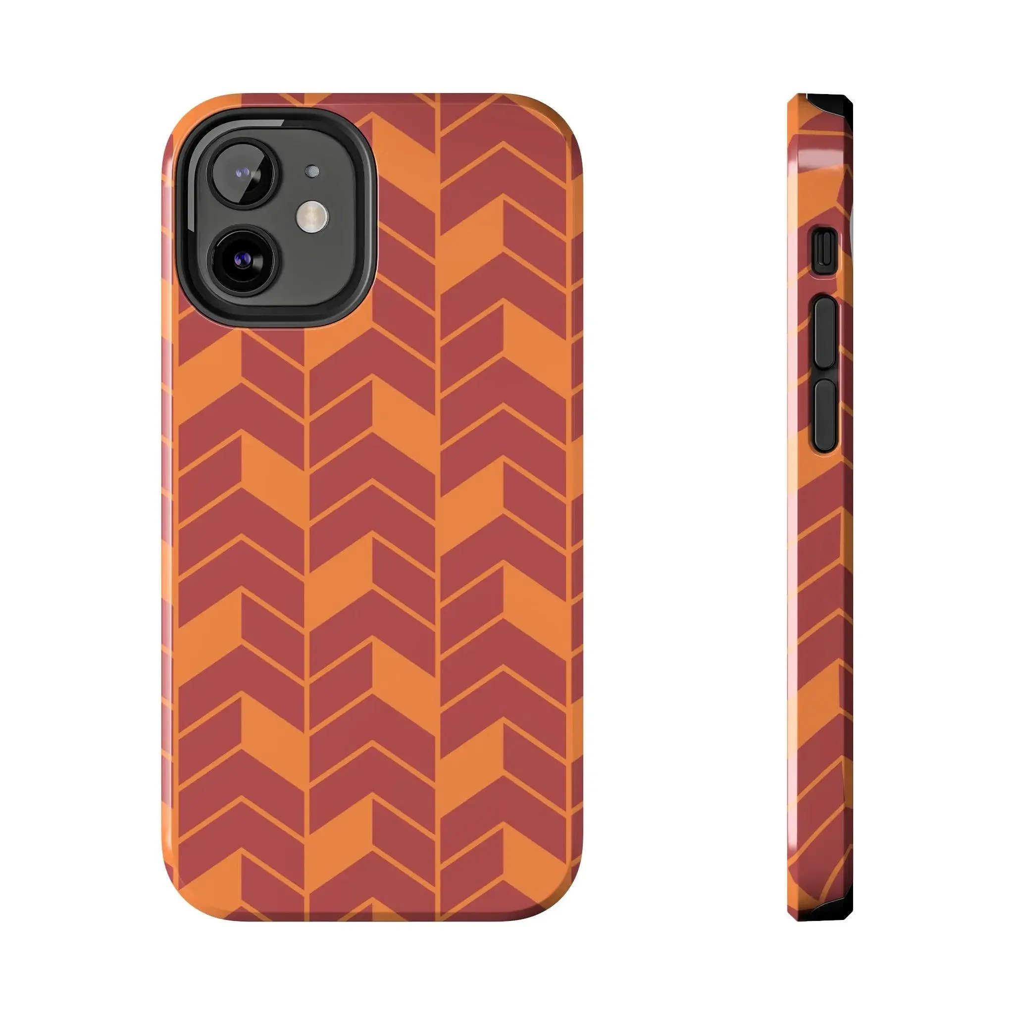 Chevron Charm | Orange Abstract Case