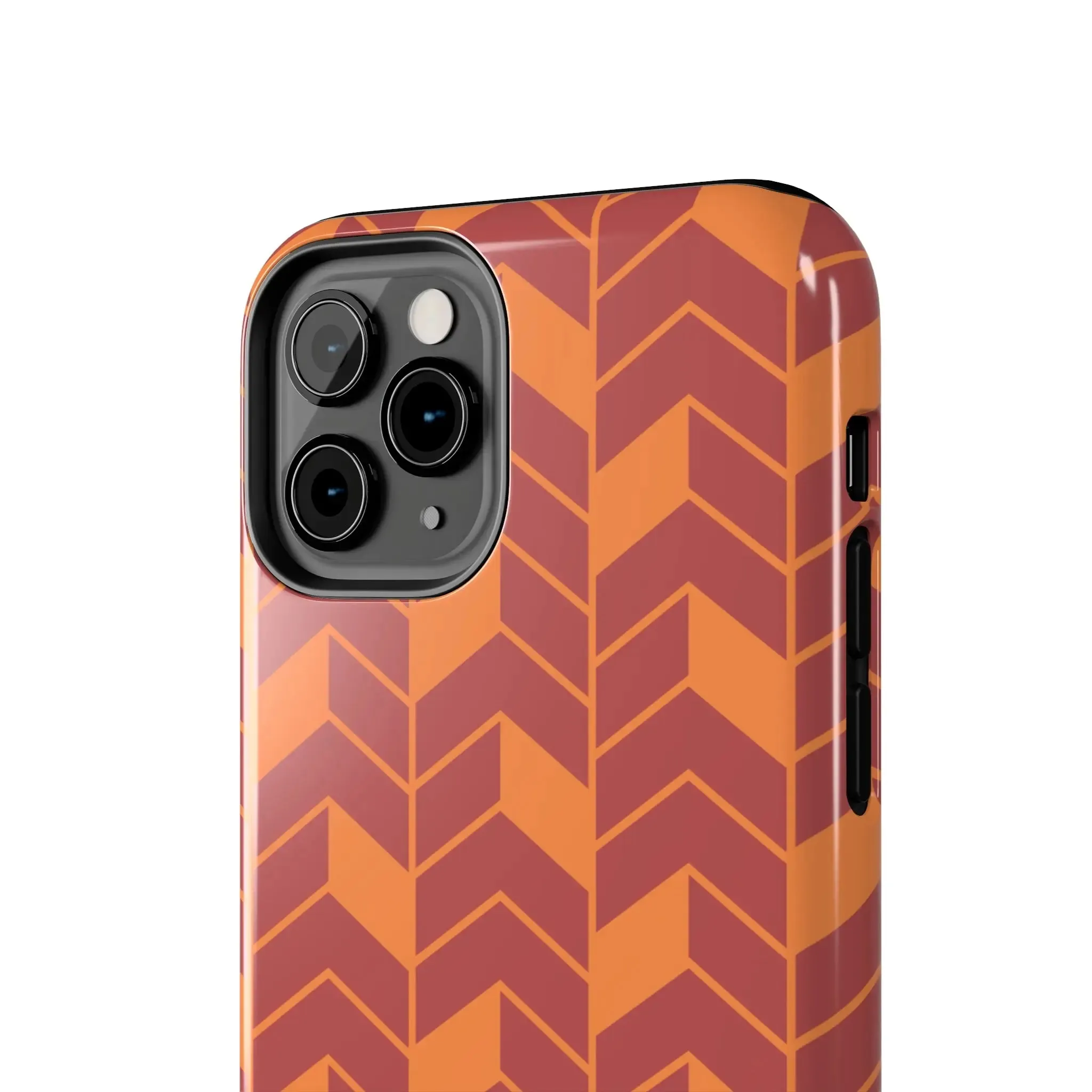 Chevron Charm | Orange Abstract Case