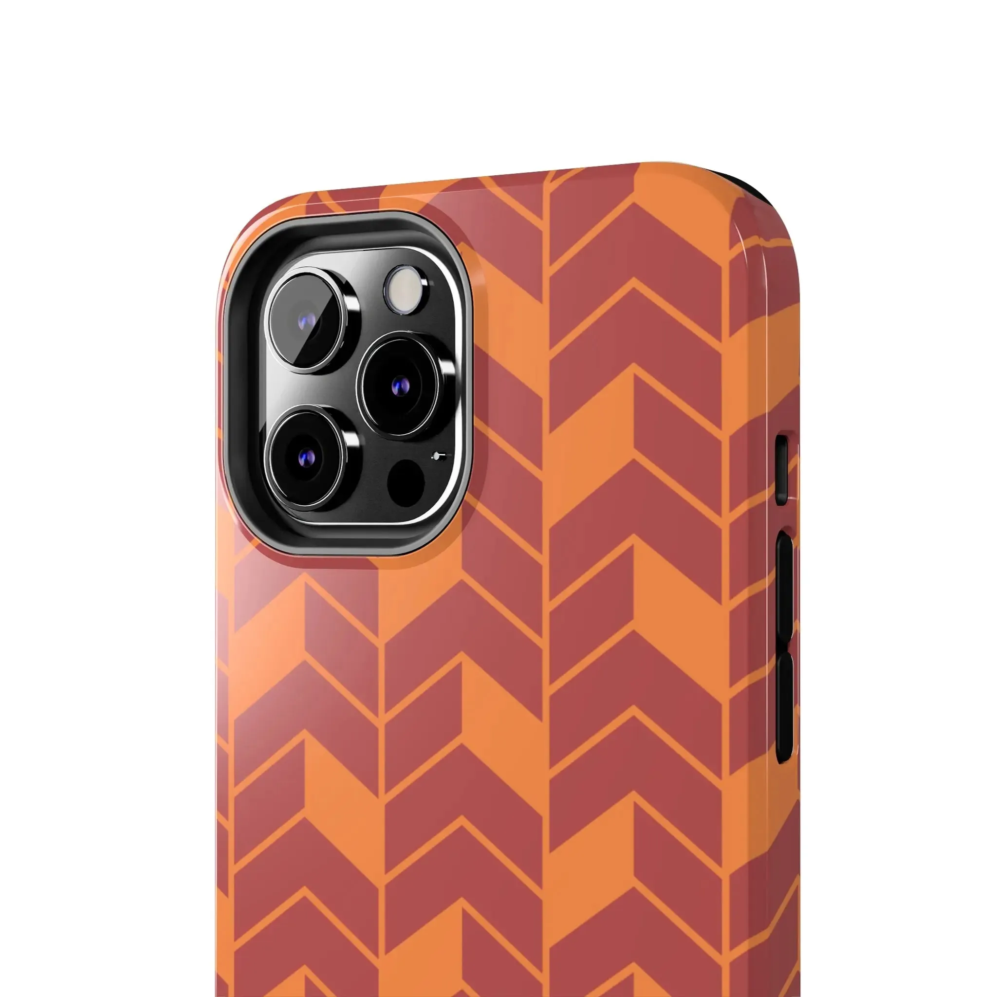 Chevron Charm | Orange Abstract Case