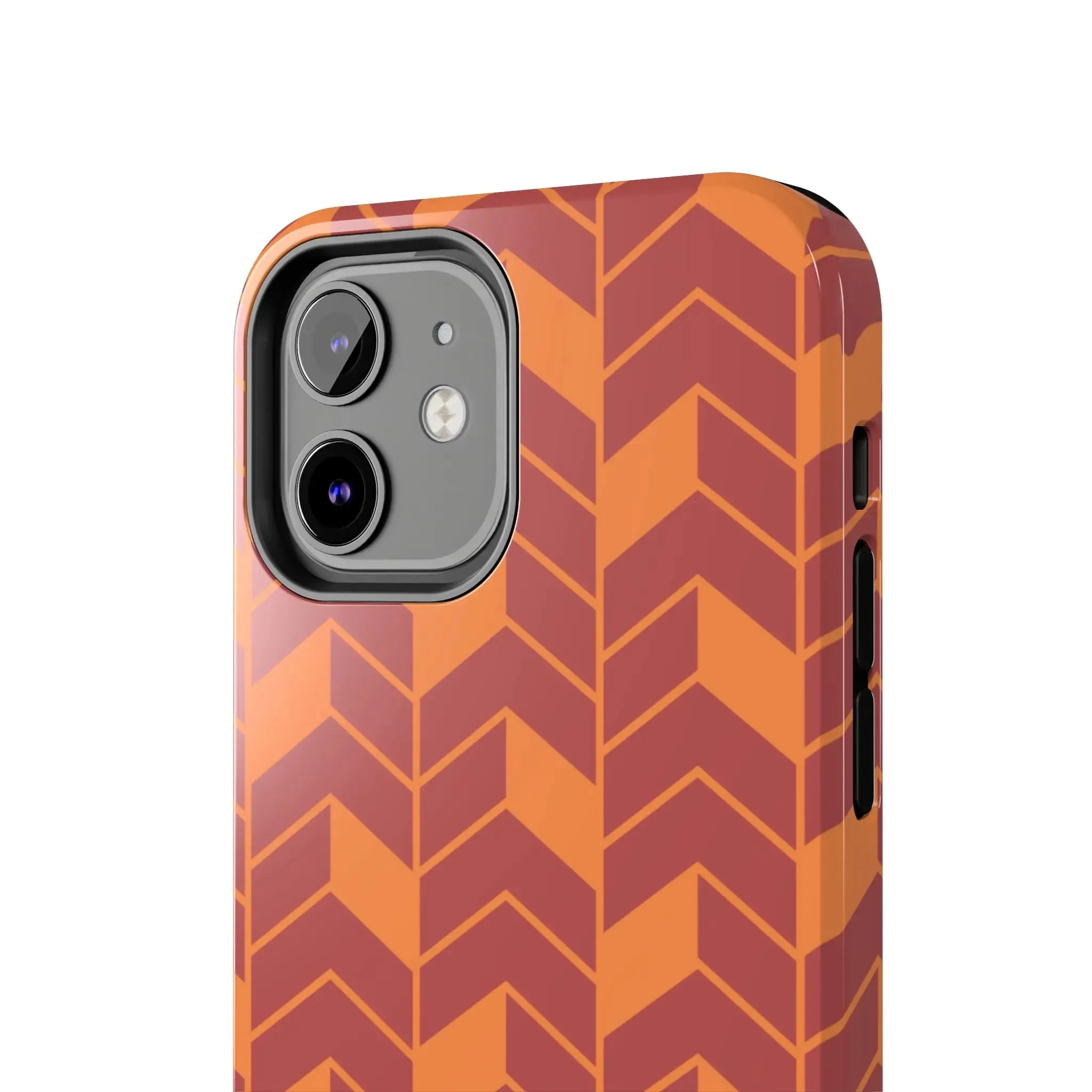 Chevron Charm | Orange Abstract Case