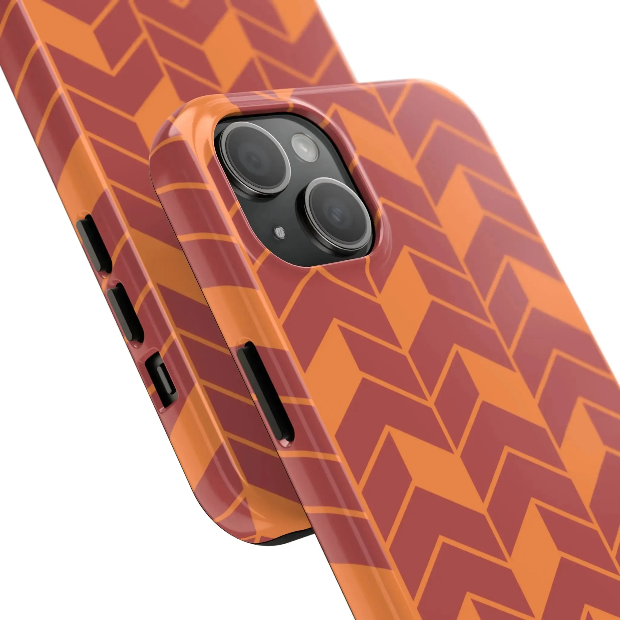 Chevron Charm | Orange Abstract Case