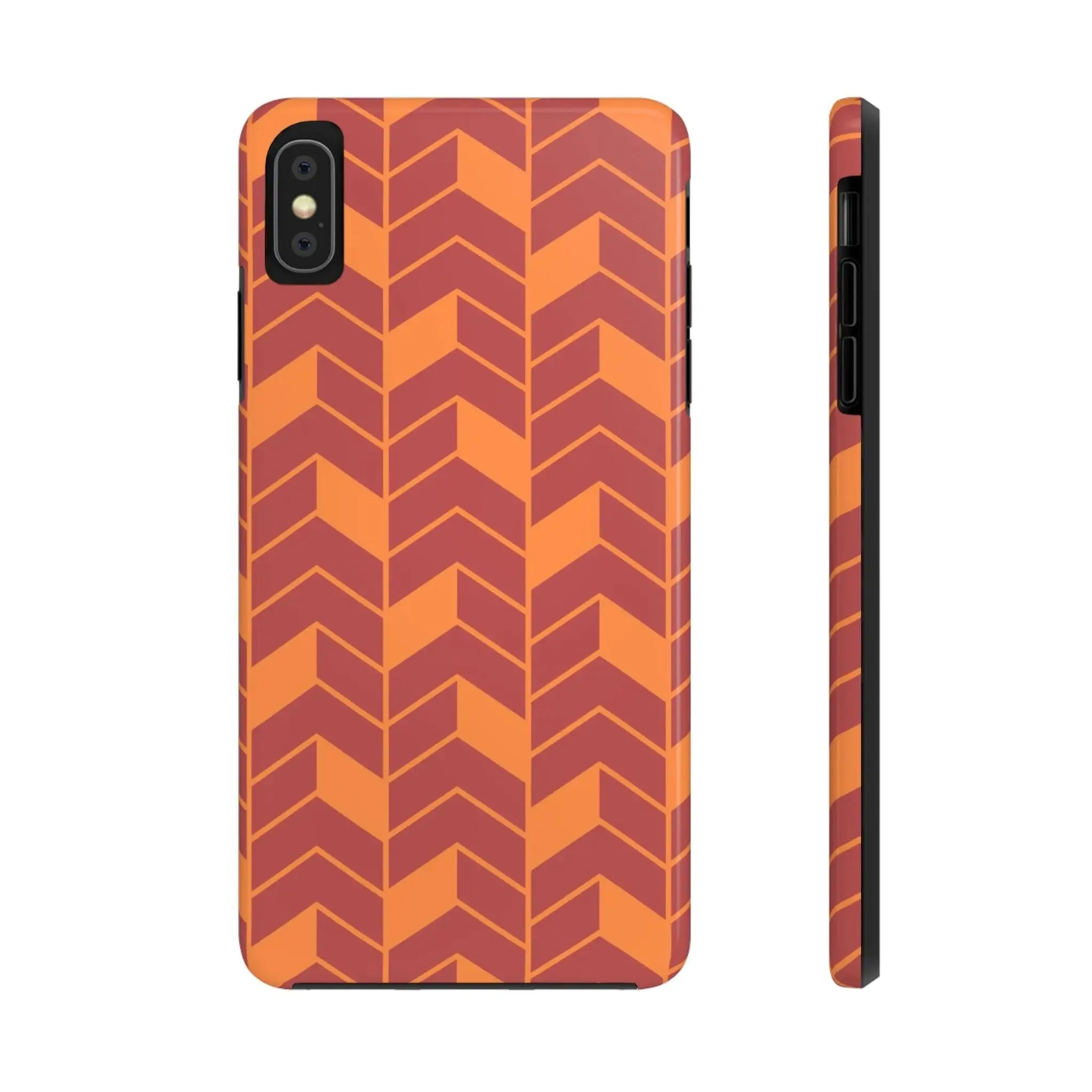 Chevron Charm | Orange Abstract Case