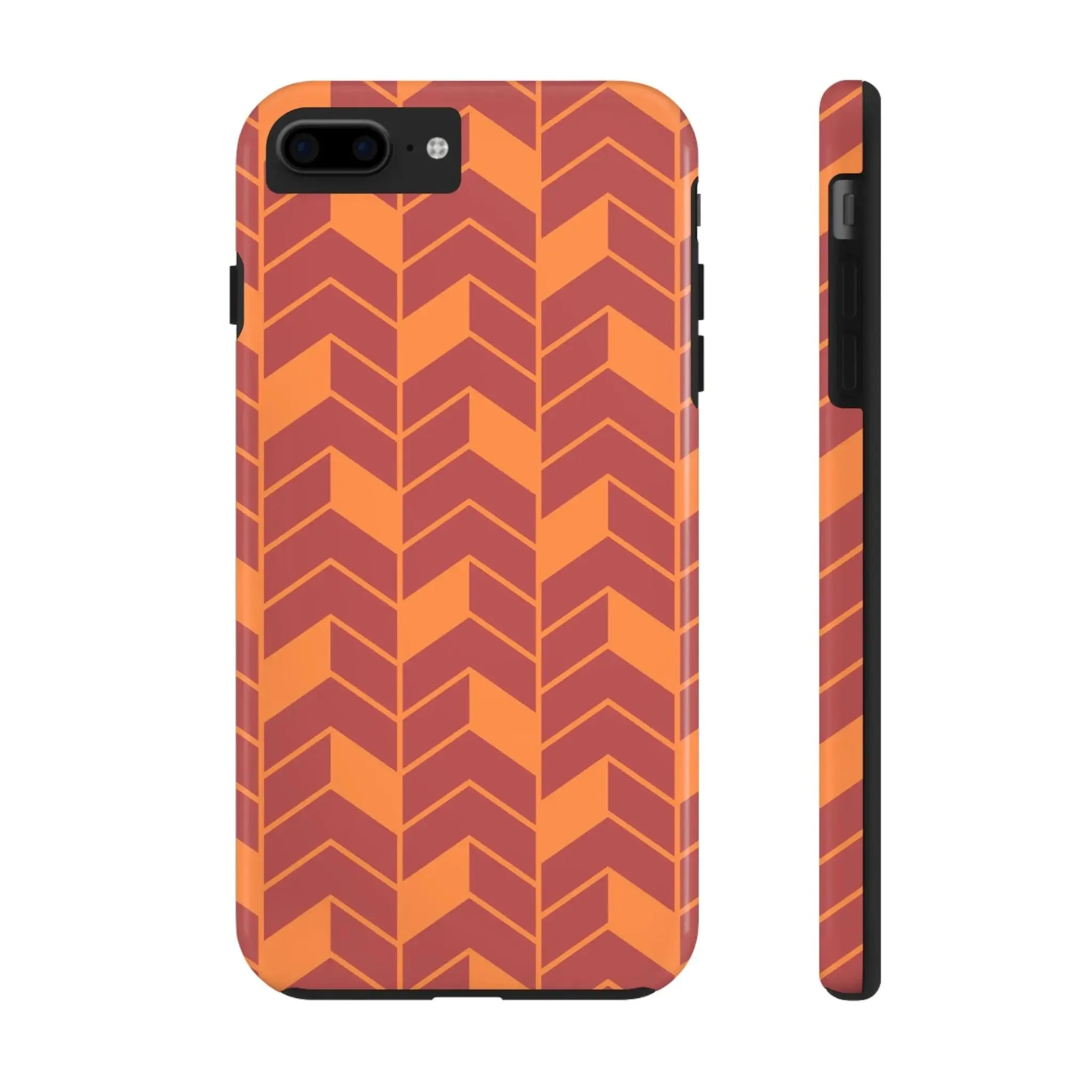 Chevron Charm | Orange Abstract Case