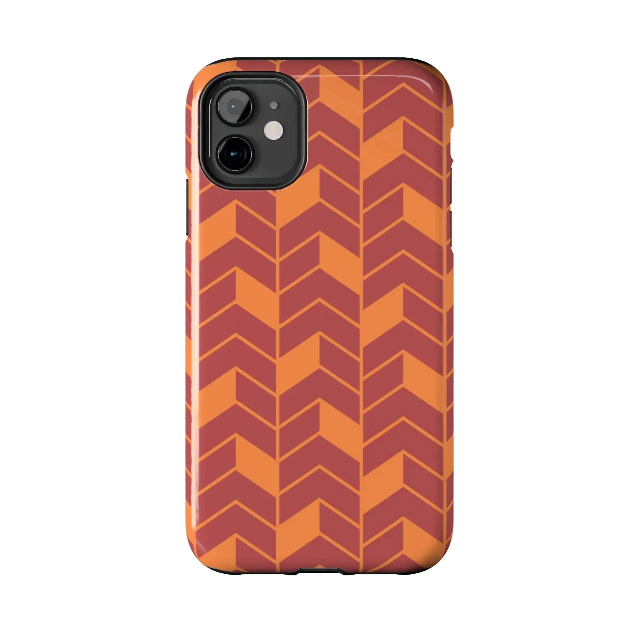 Chevron Charm | Orange Abstract Case