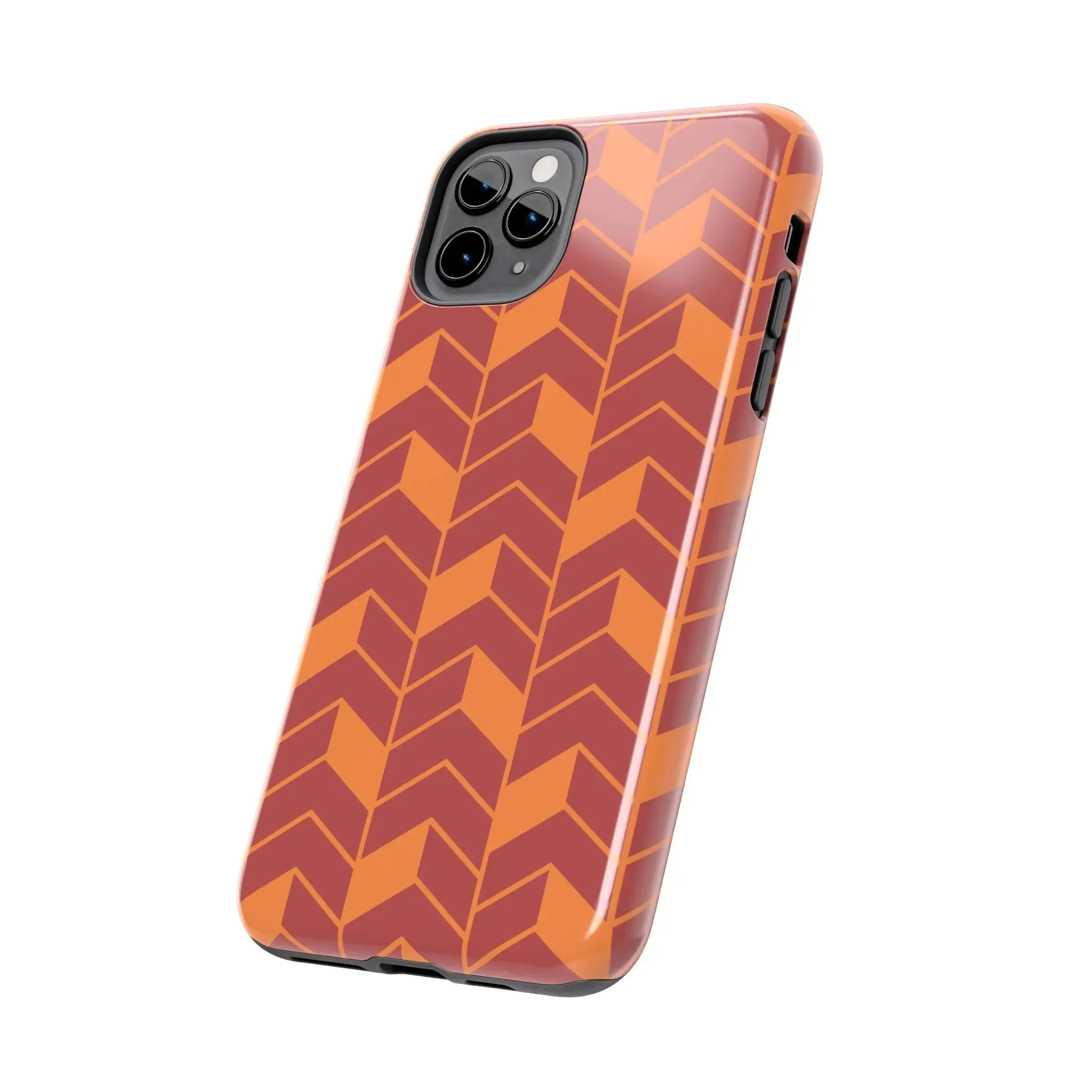 Chevron Charm | Orange Abstract Case