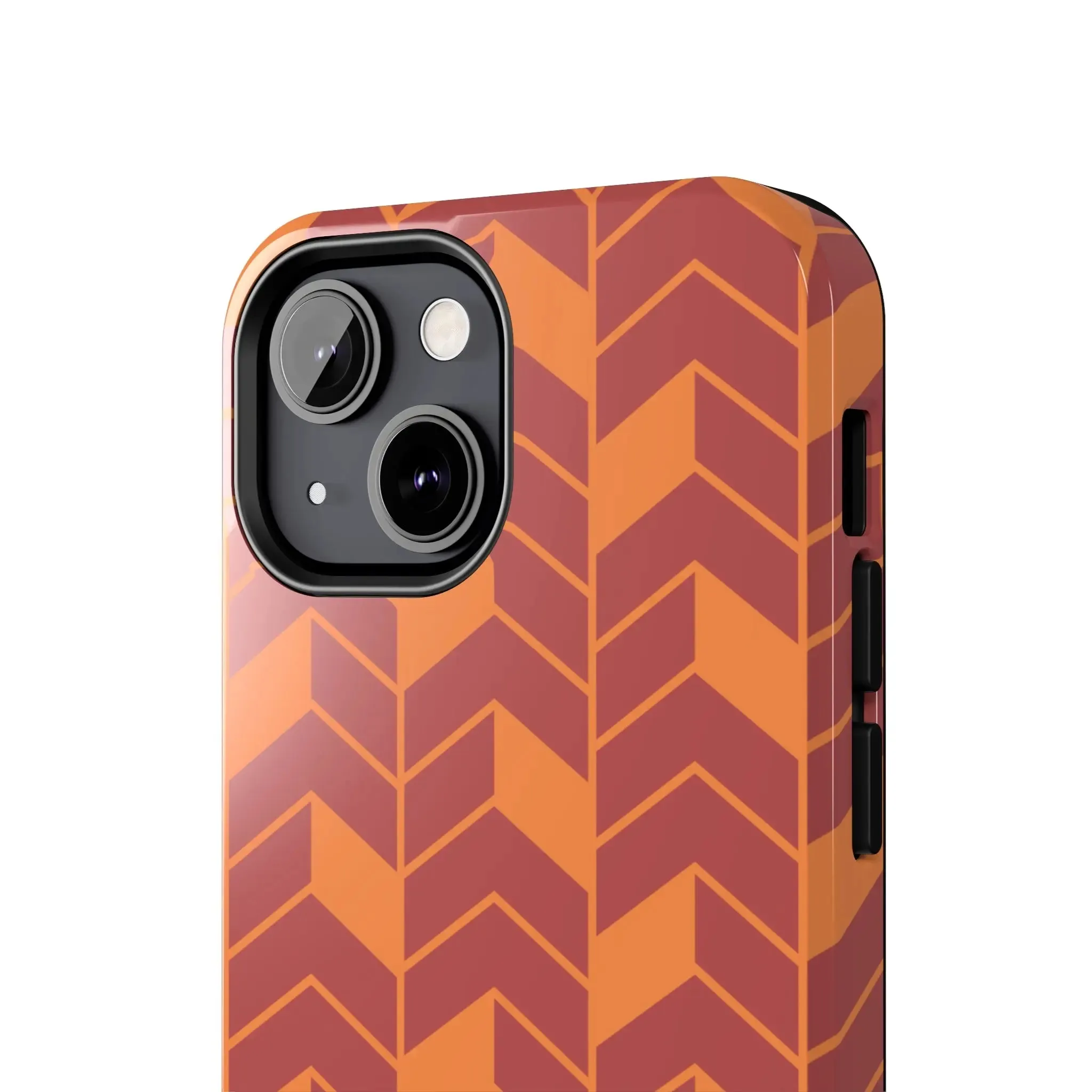 Chevron Charm | Orange Abstract Case