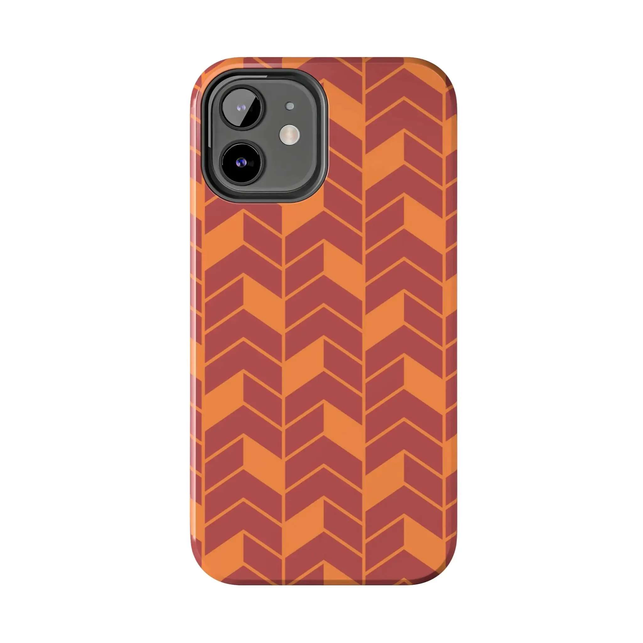 Chevron Charm | Orange Abstract Case